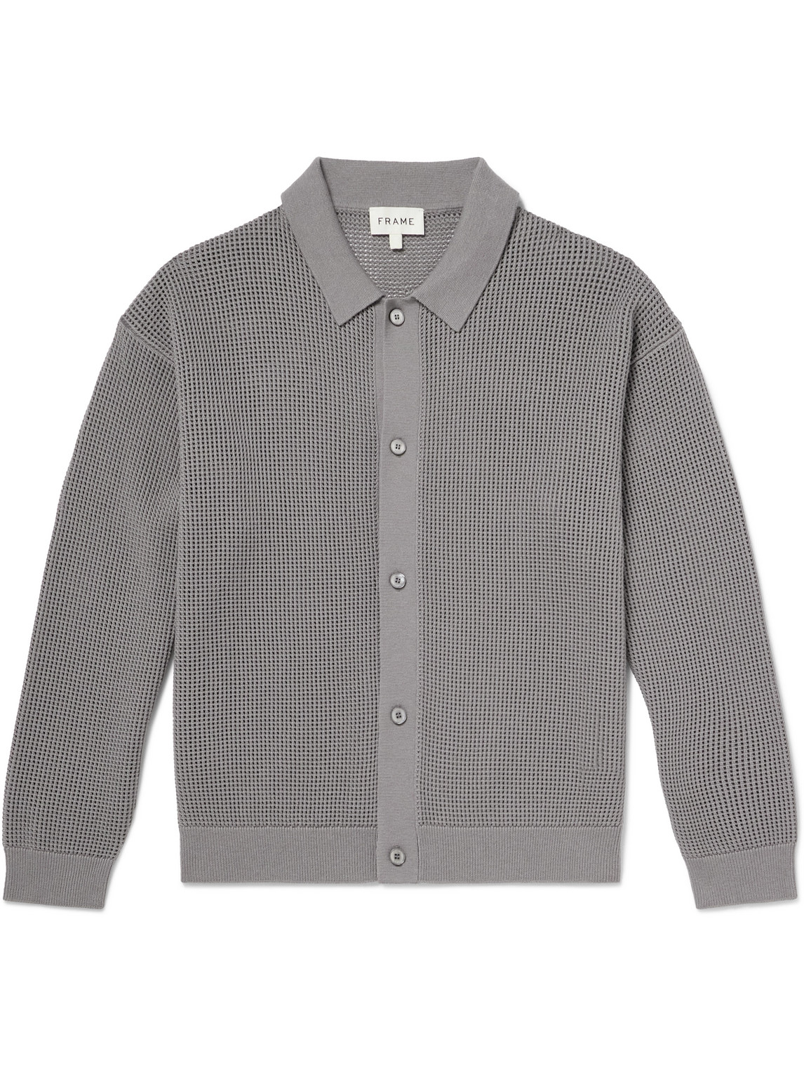 Frame Open-knit Cotton Cardigan
