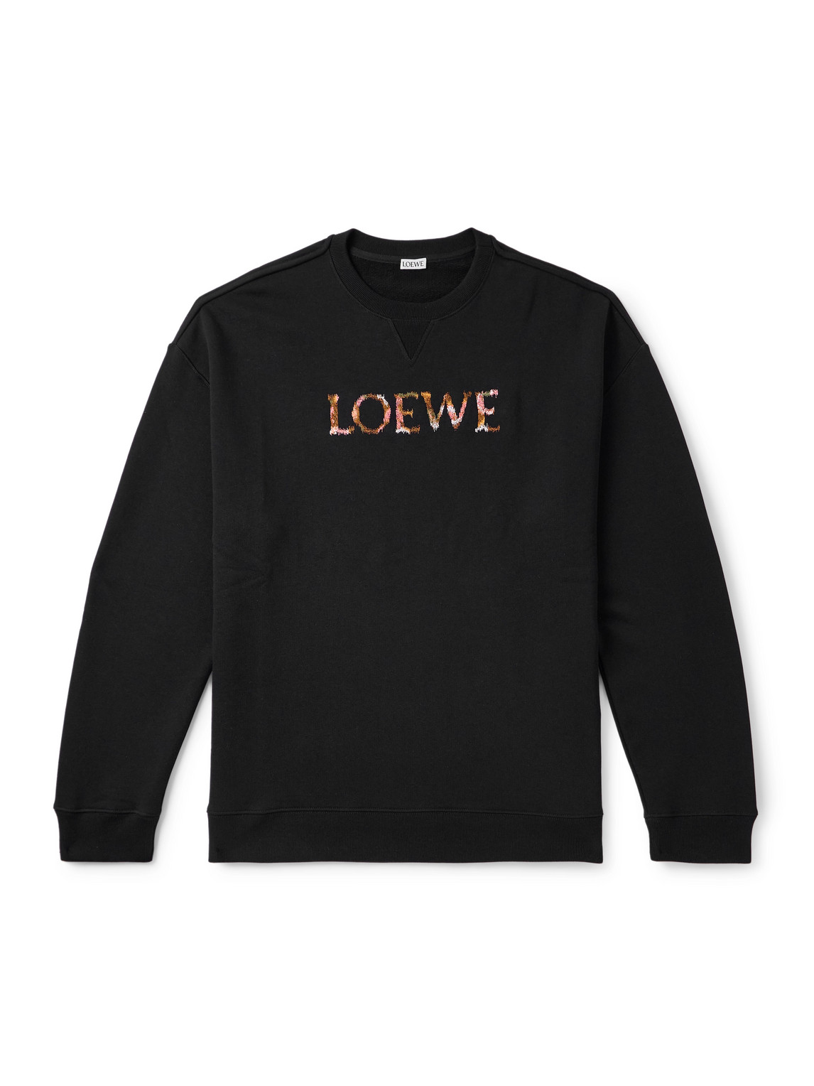Logo-Embroidered Cotton-Jersey Sweatshirt