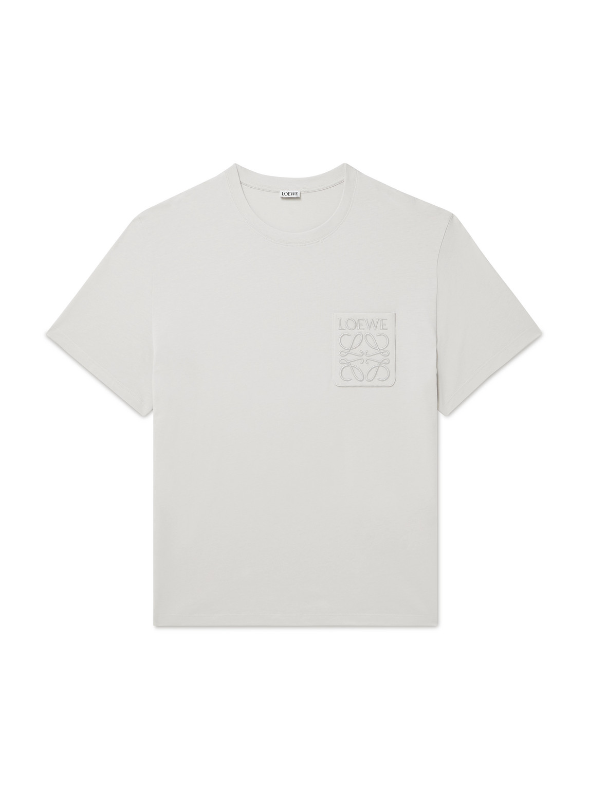 Loewe Logo-embroidered Cotton-jersey T-shirt