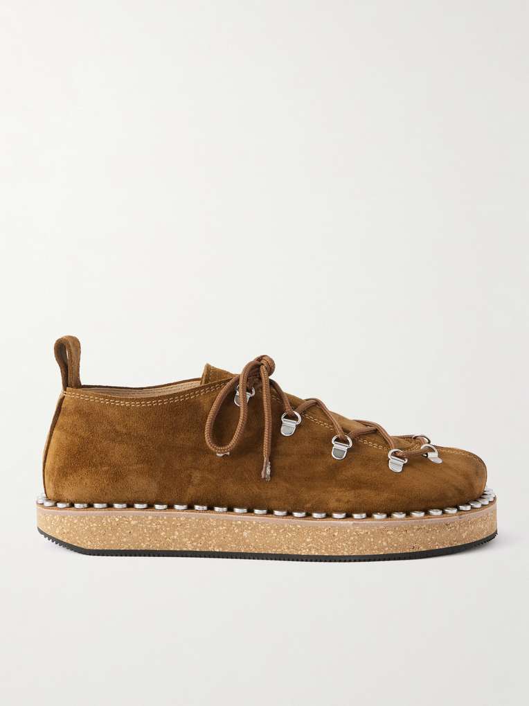 Loewe — Rivet Studded Suede Shoes