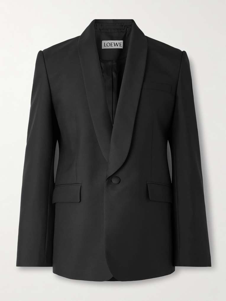 Loewe — Slim-Fit Shawl-Lapel Wool and Silk-Blend Tuxedo Jacket