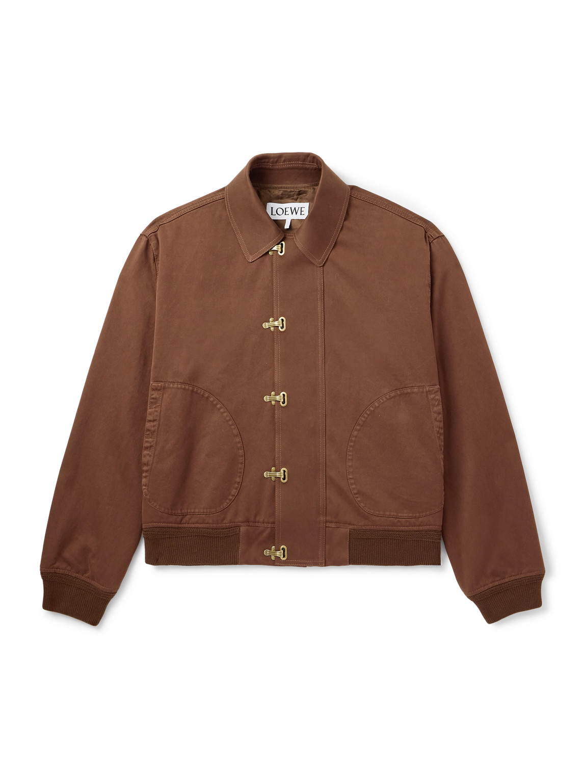Logo-Appliquéd Cotton-Twill Jacket