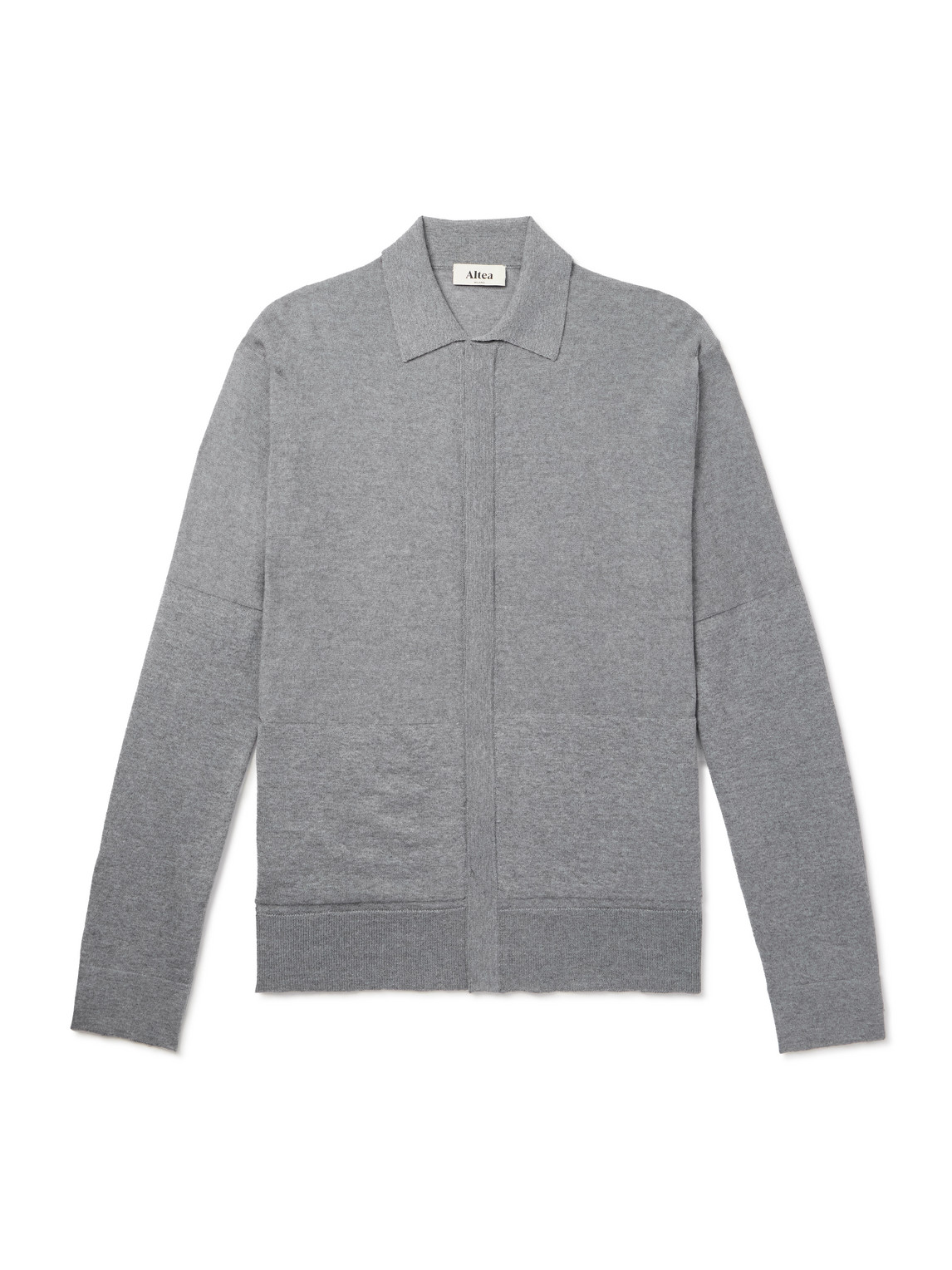 Altea Wool Shirt In Gray