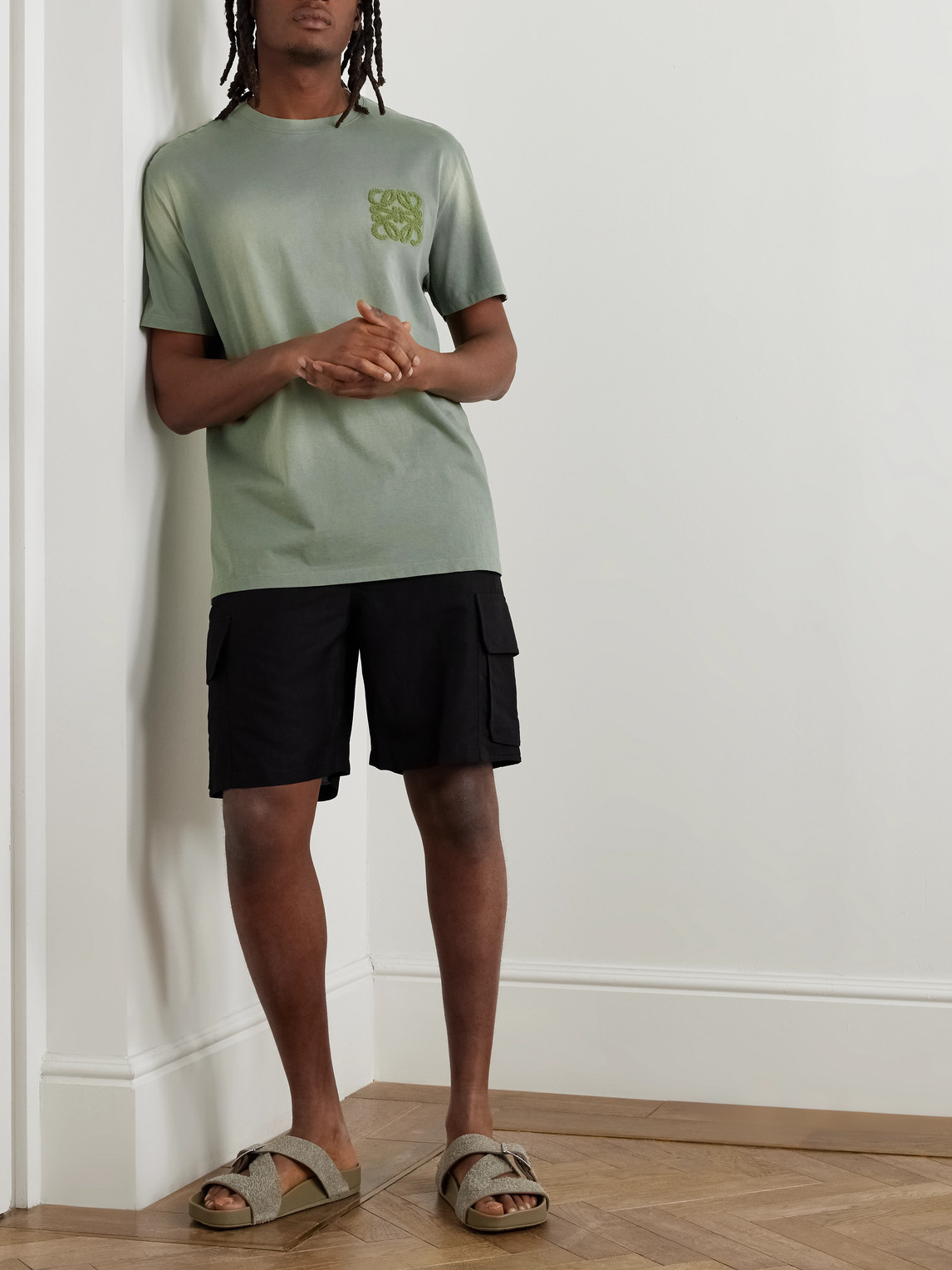 Loewe Short-sleeved T-shirt In Green