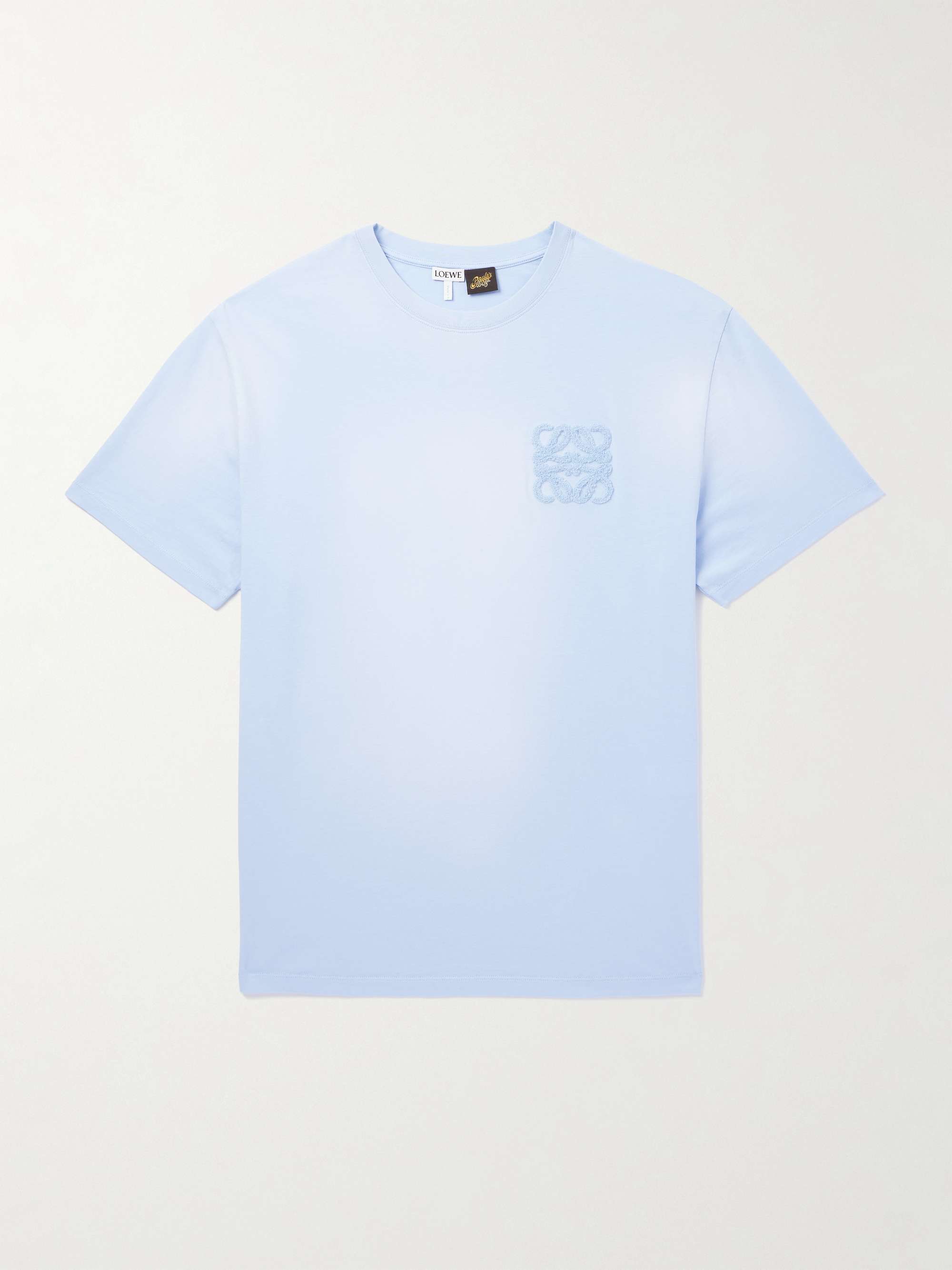 LOEWE + Paula's Ibiza コットンジャージー Tシャツ ロゴ LOEWE + Paula's Ibiza コットンジャージー Tシャツ ロゴ