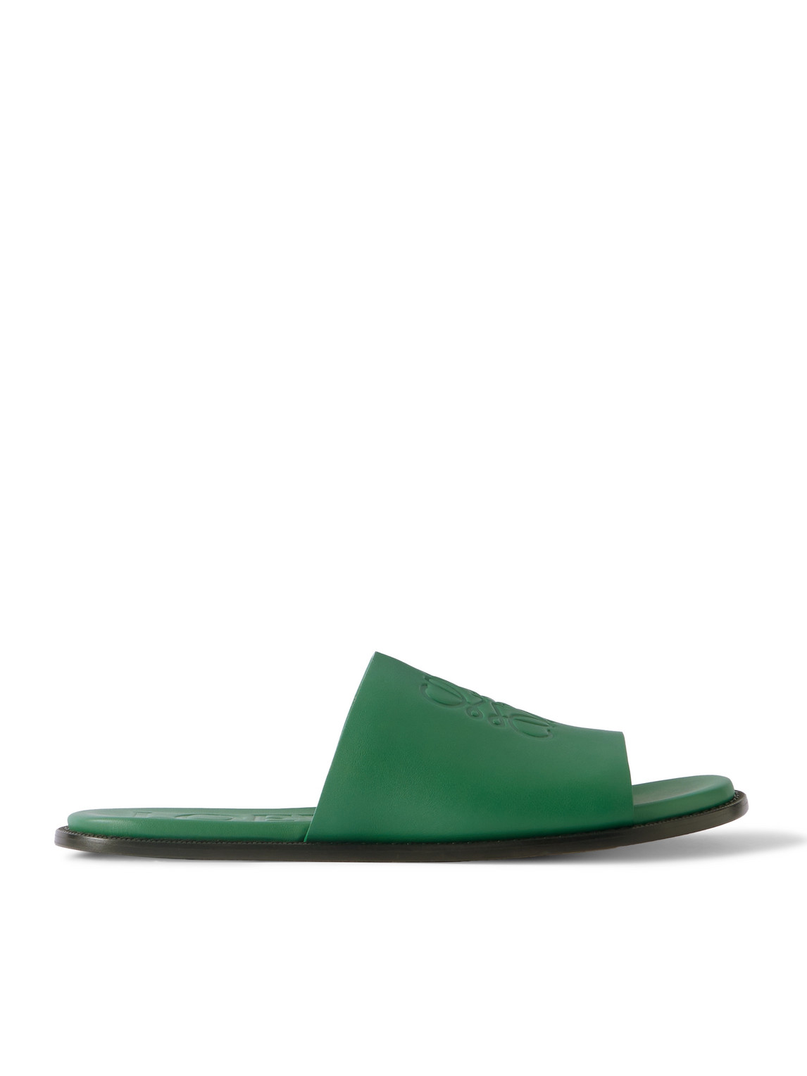 Loewe Paula's Ibiza Logo-debossed Leather Slides