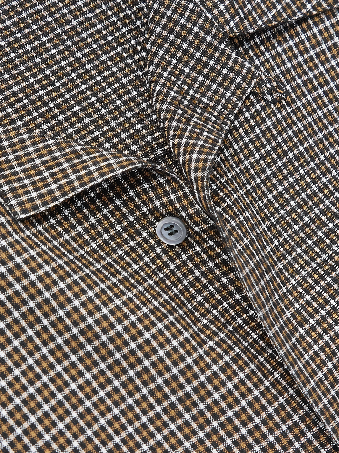 Loewe Paula's Ibiza Convertible-collar Checked Linen-blend Shirt In Green