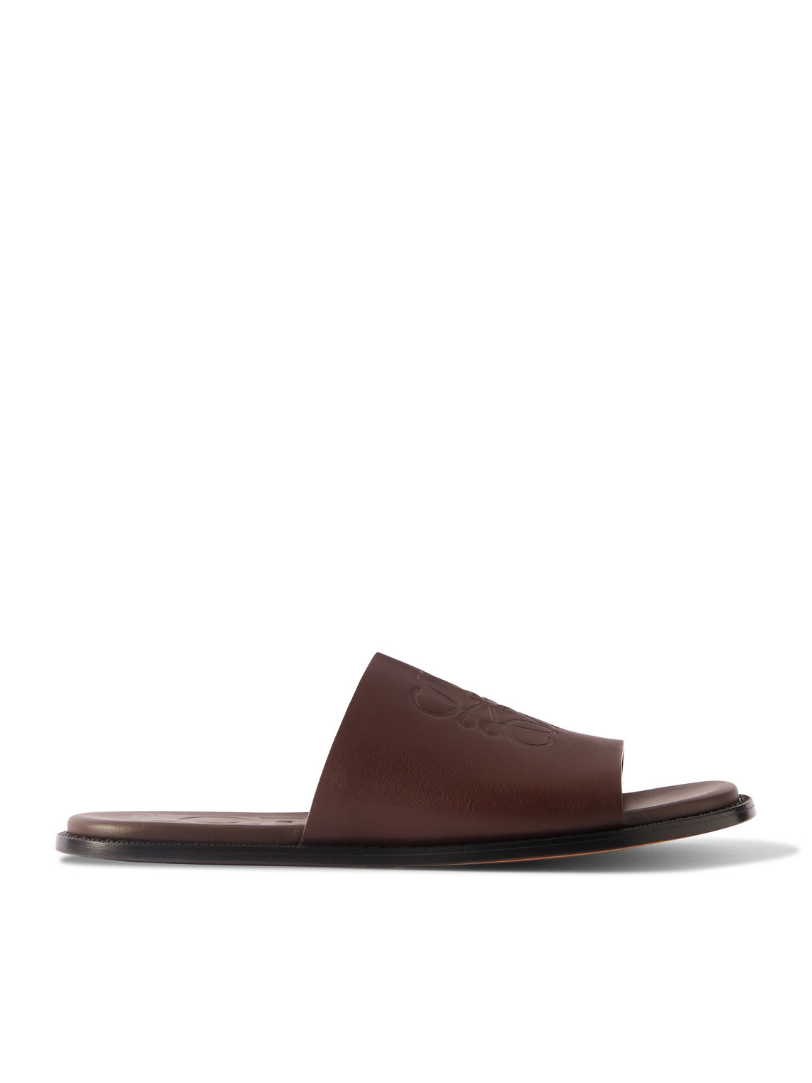 Loewe Paula's Ibiza Logo-debossed Leather Slides