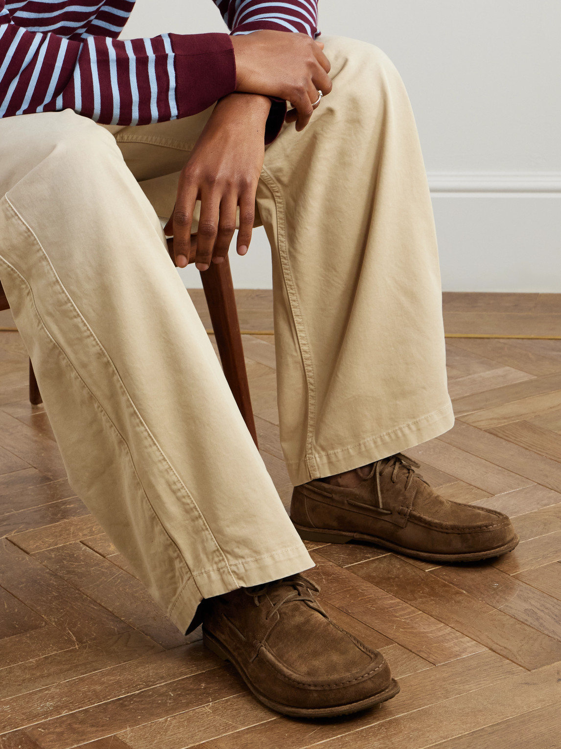+ Paula's Ibiza Campo Suede Boat Shoes — 2