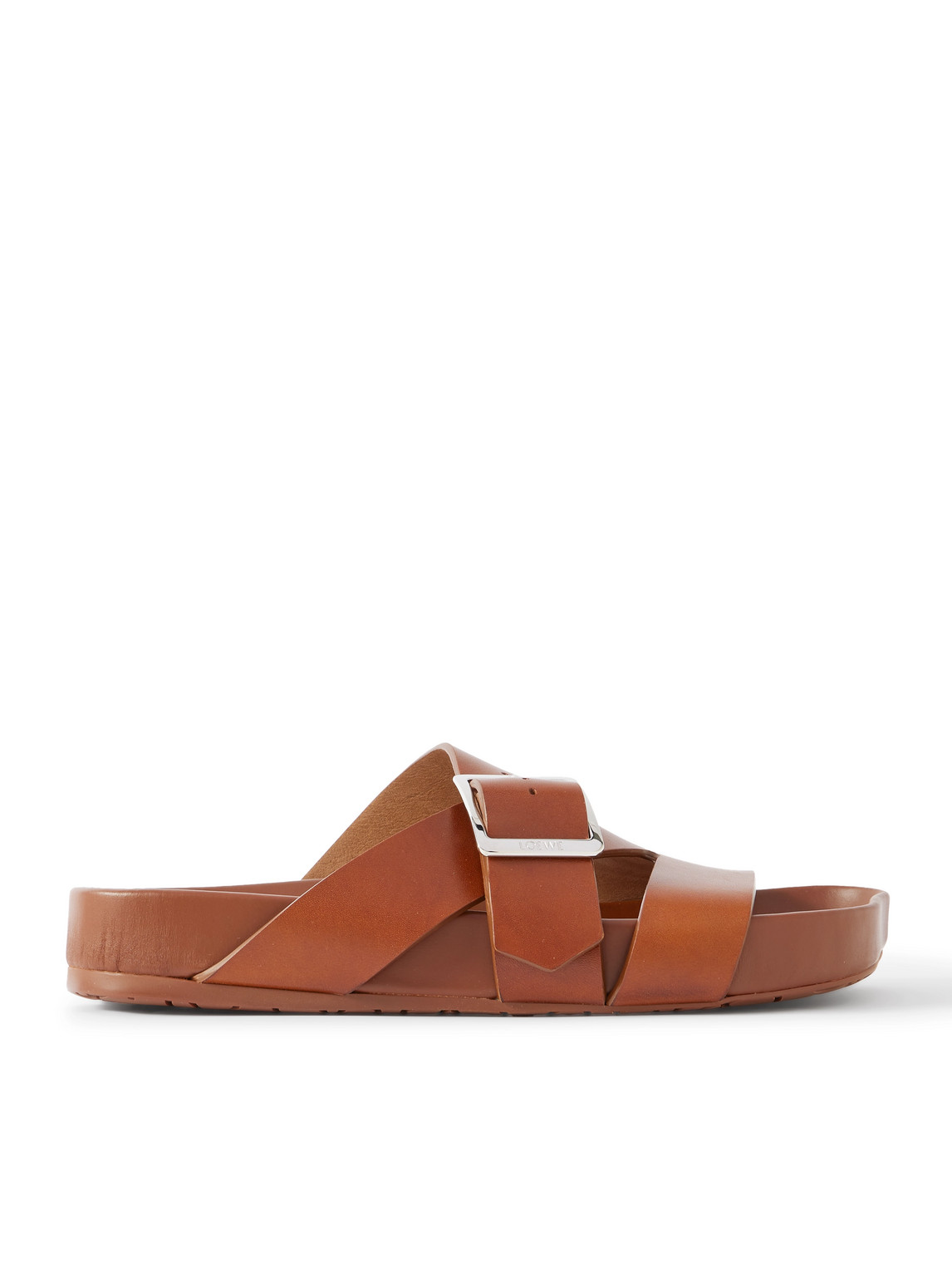 Loewe Paula's Ibiza Ease Buckled Leather Slides
