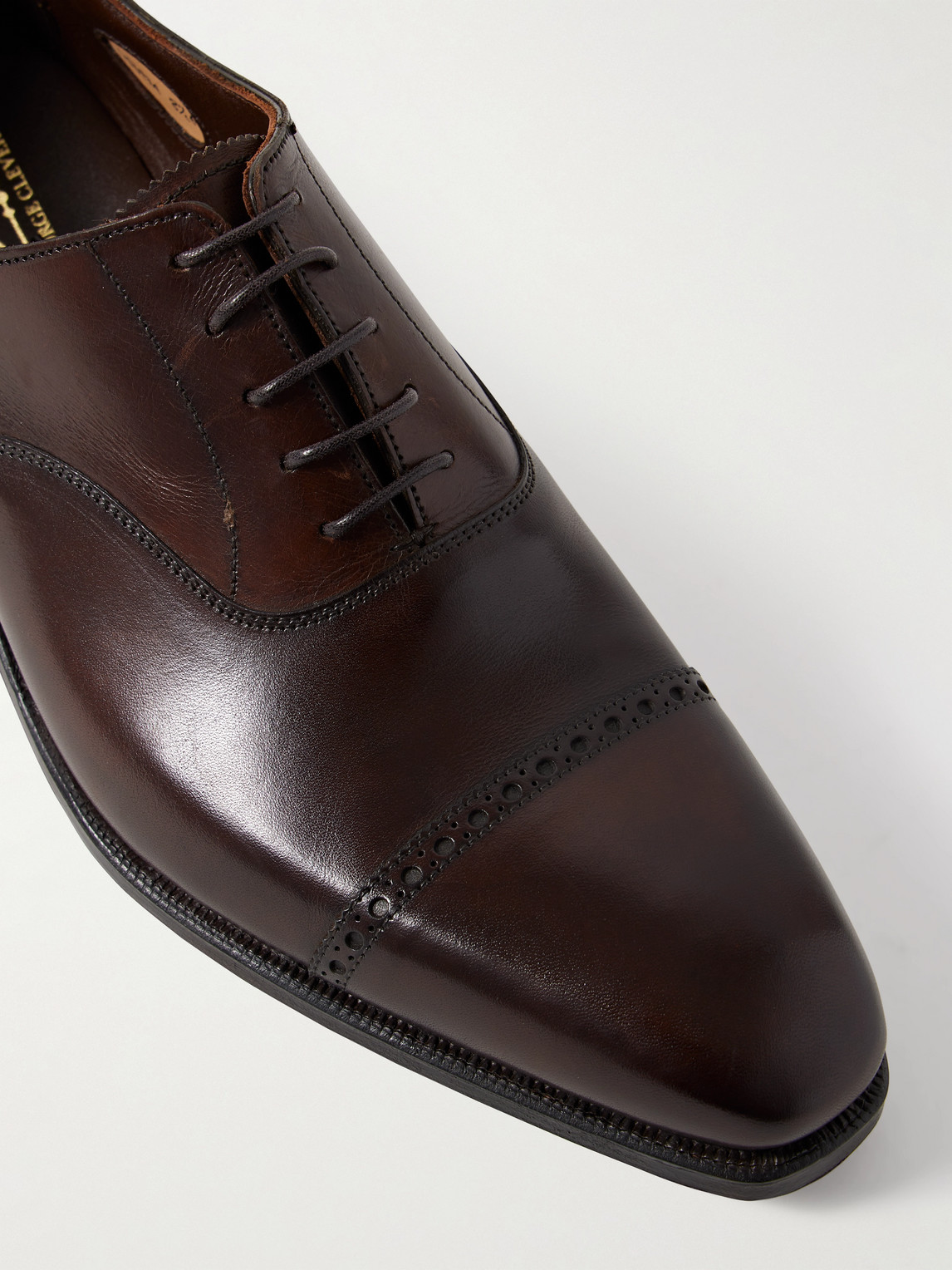 George Cleverley Charles Cap-toe Leather Oxford Shoes