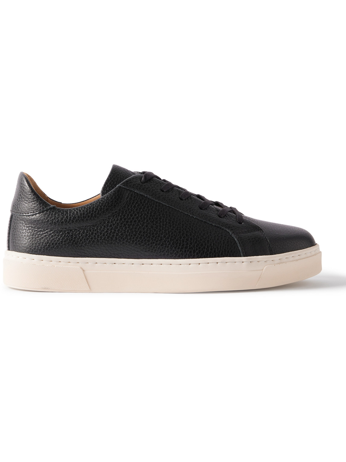 George Cleverley Jack Ii Full-grain Leather Trainers In Black
