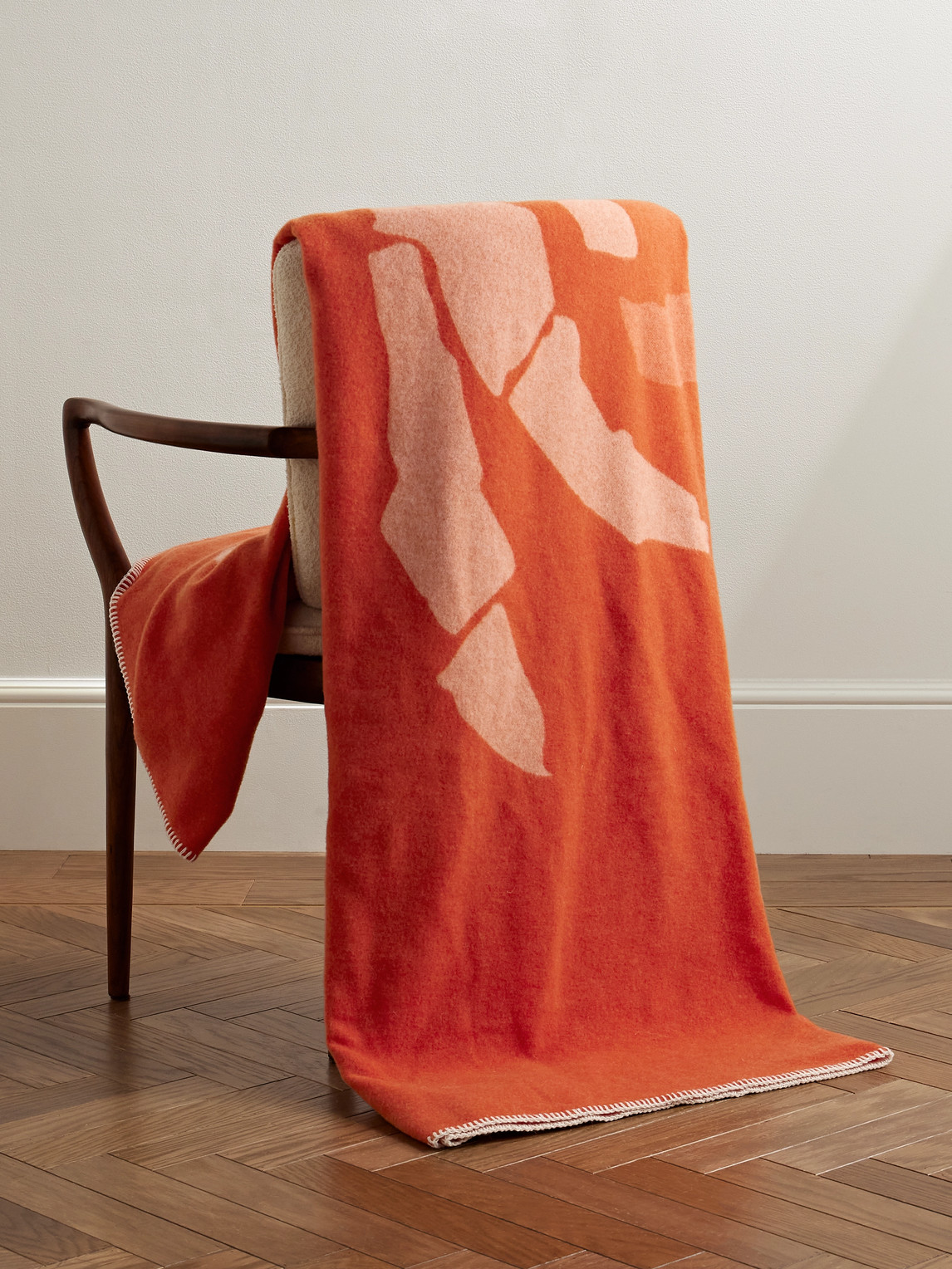 + Charlie Sheppard Merino Wool-Jacquard Throw