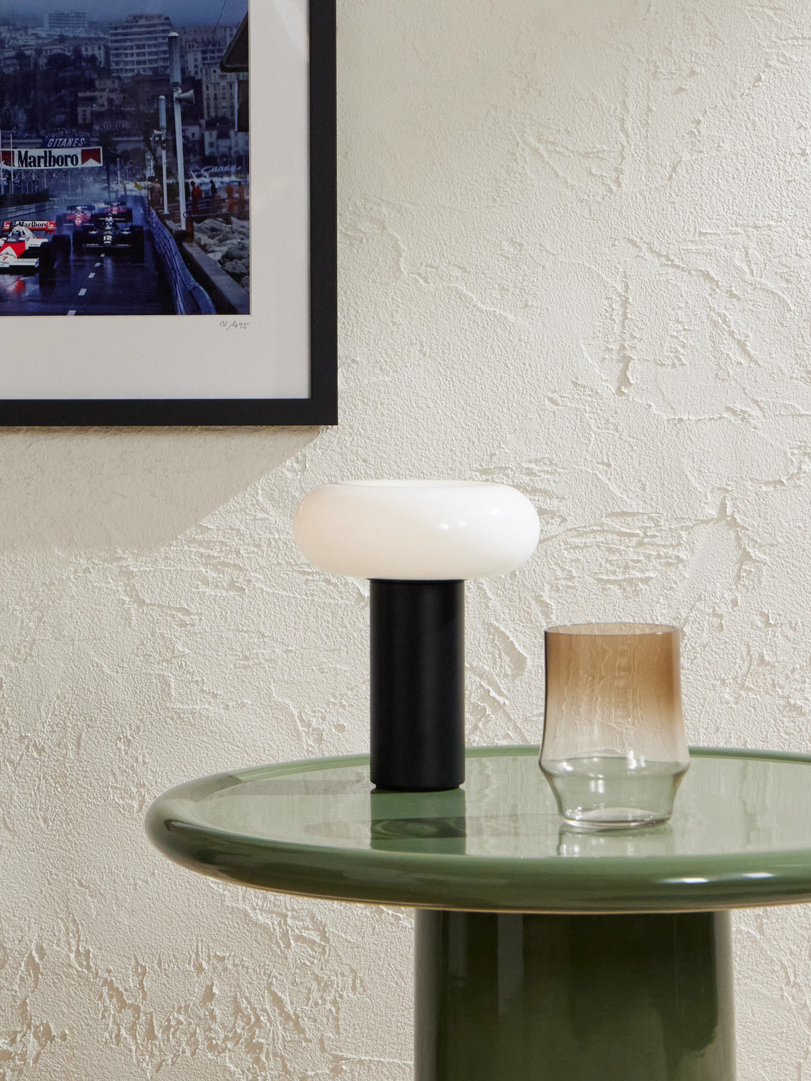 Torus Portable Steel and Glass LED Lamp — 2
