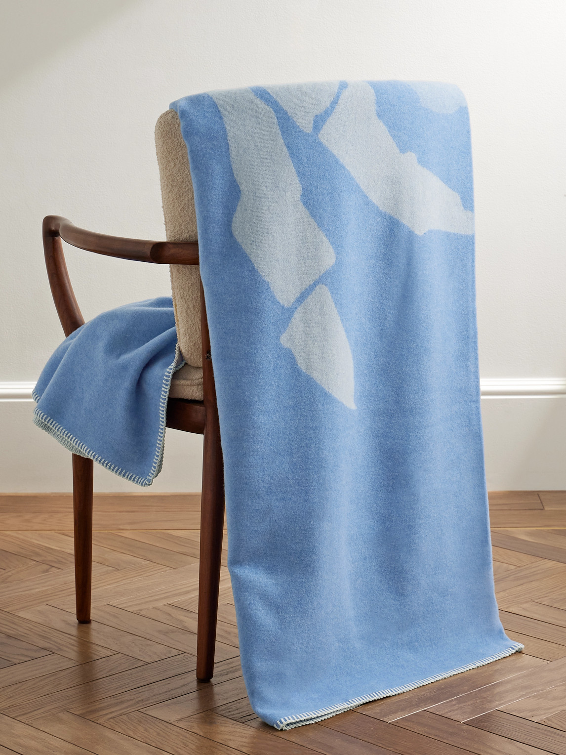 + Charlie Sheppard Merino Wool-Jacquard Throw