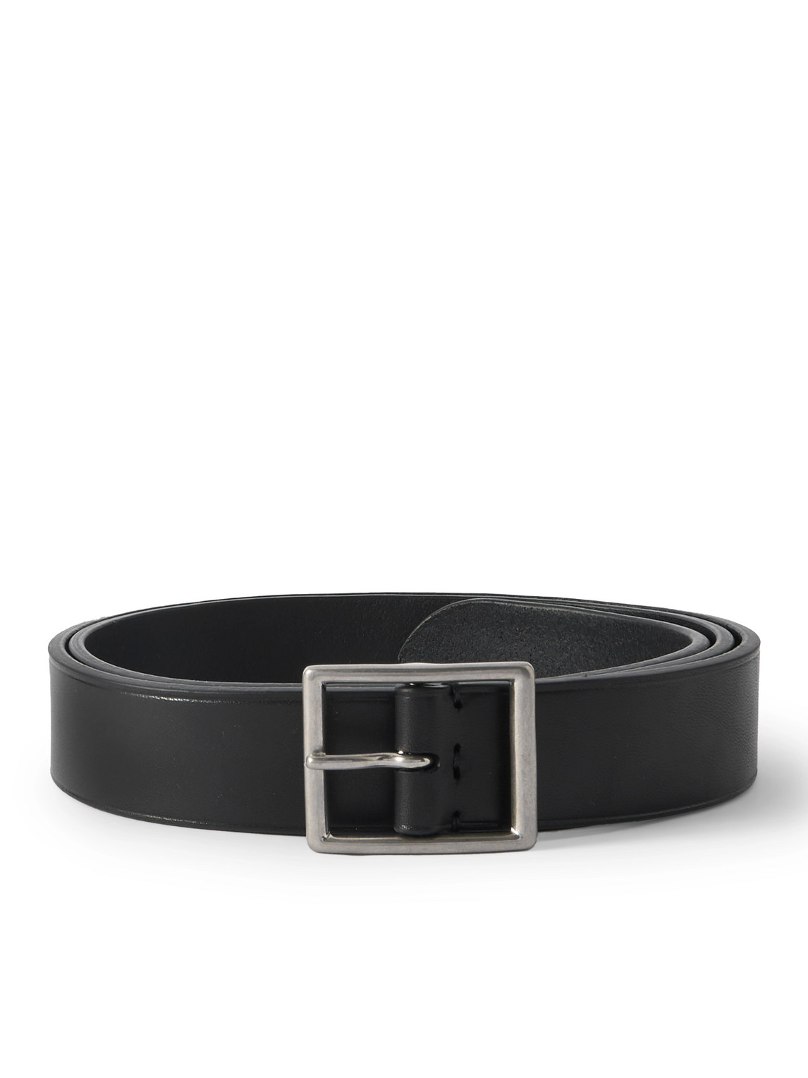 Nili Lotan Frans 3cm Leather Belt In Black