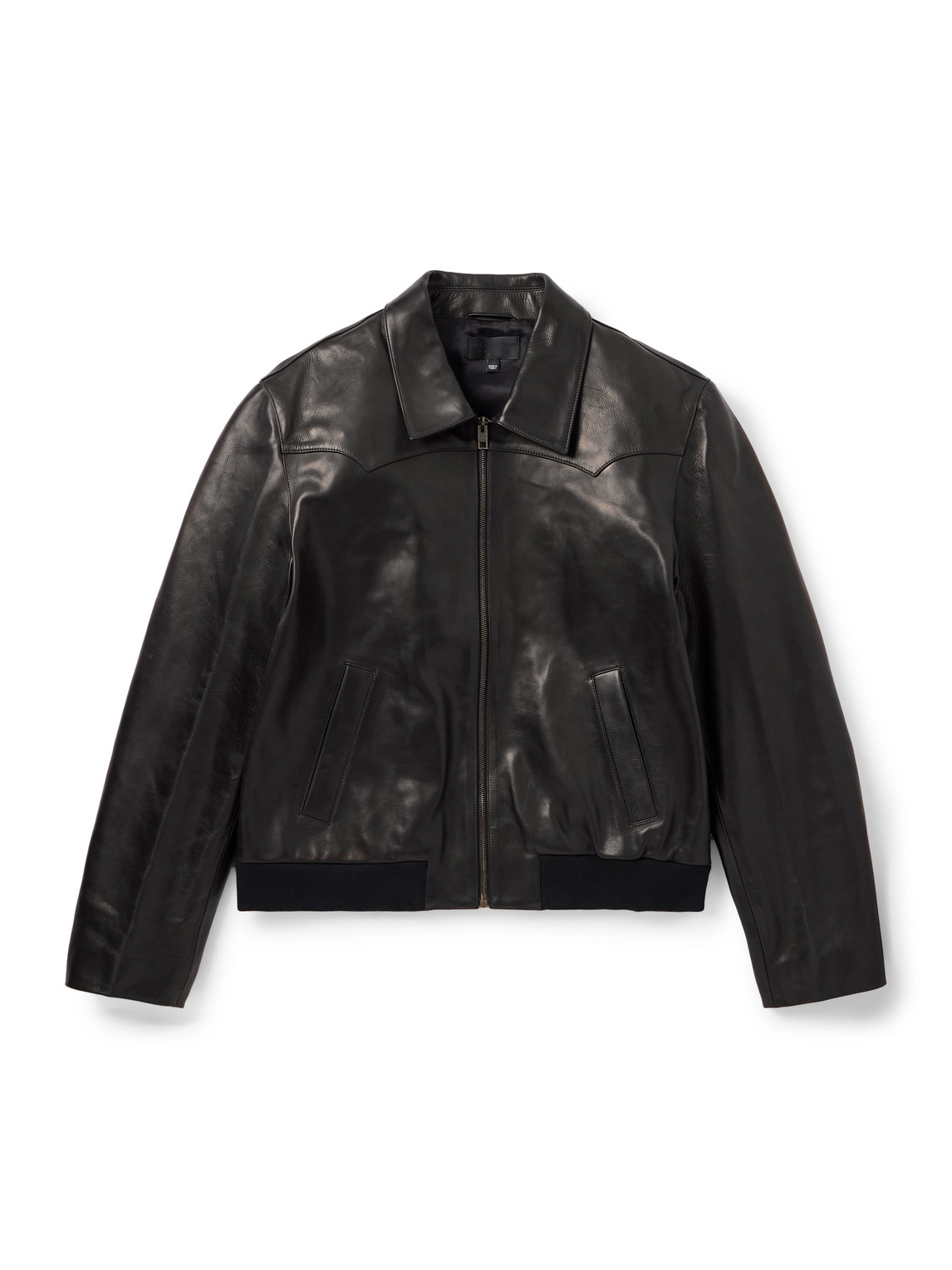Nili Lotan Hammond Leather Jacket In Black