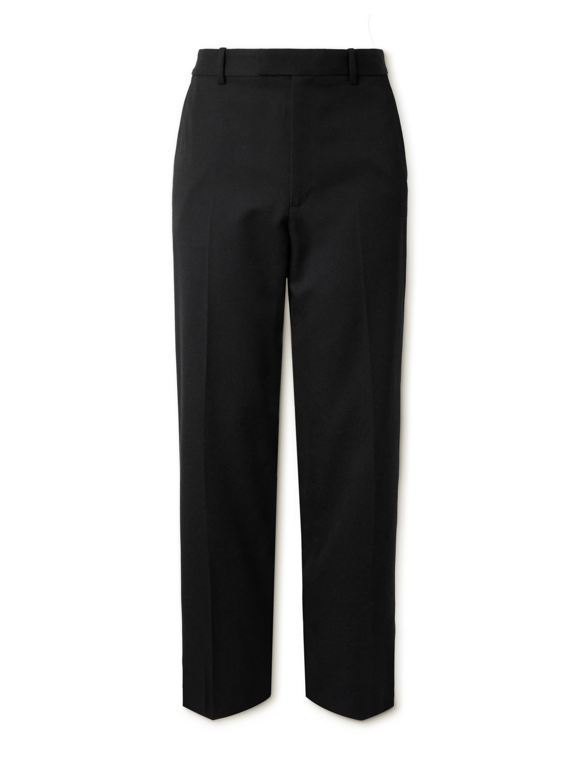 Nili Lotan Fritz Straight-leg Wool-twill Trousers In Black
