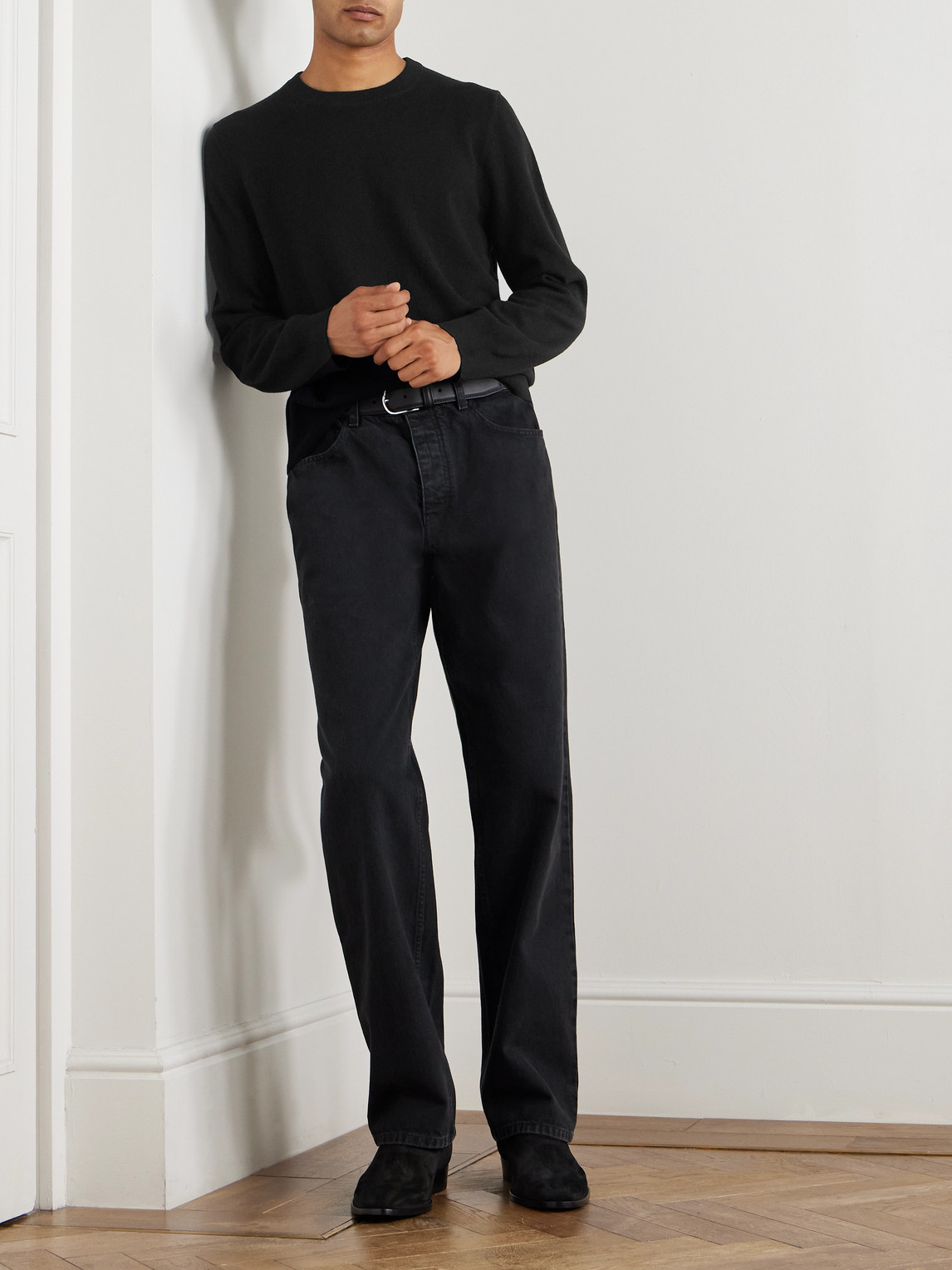 Nili Lotan Julius Cashmere Sweater In Black