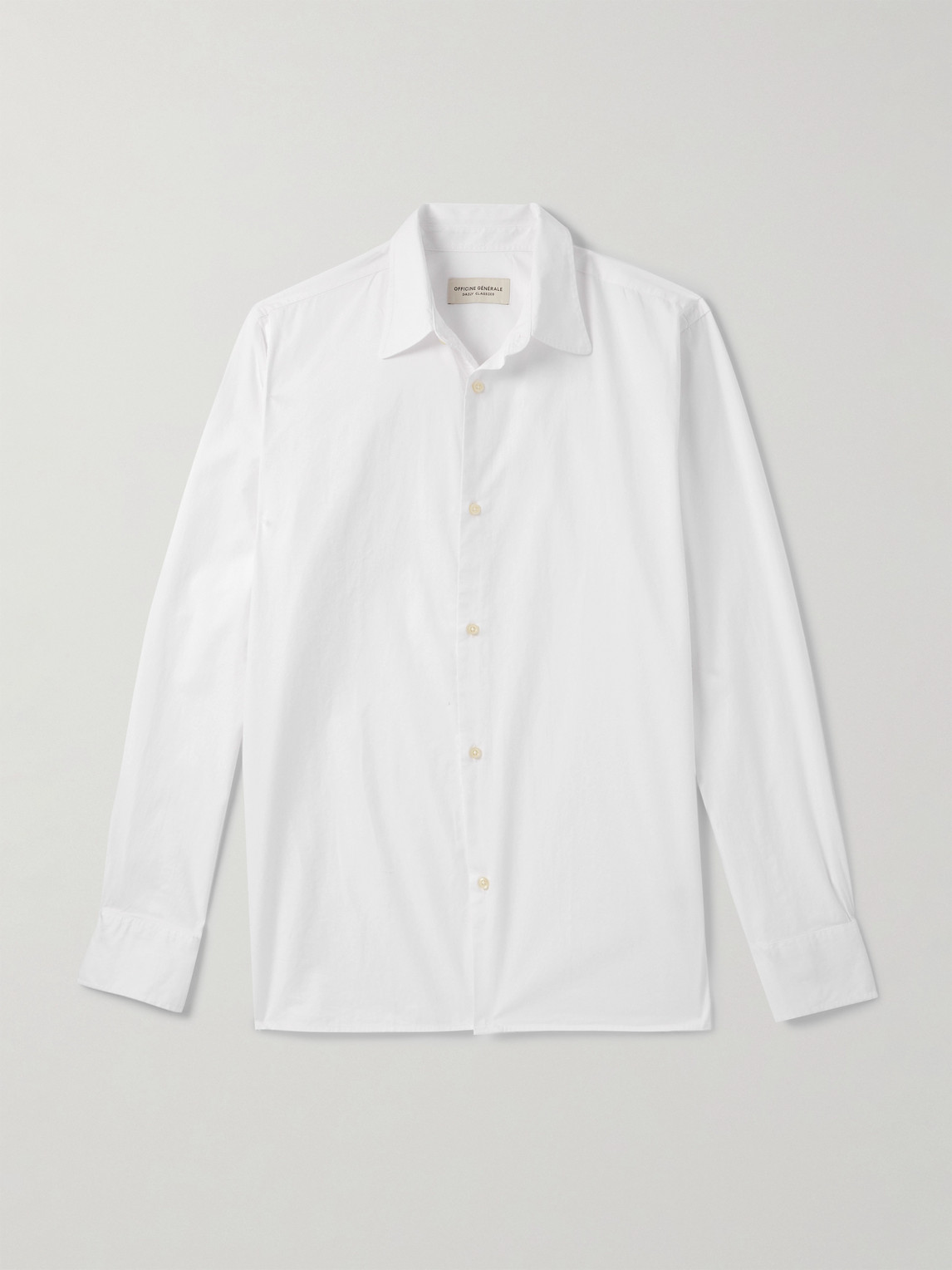 OFFICINE GÉNÉRALE Cotton-Poplin Shirt - Men