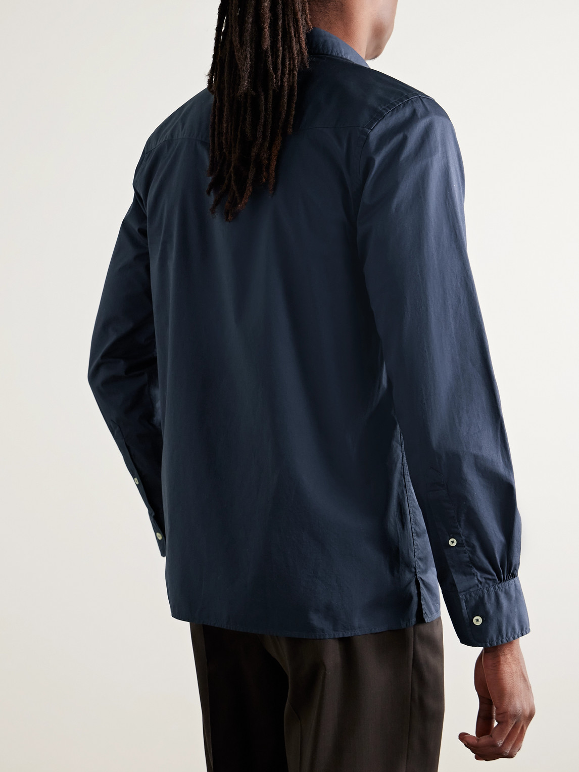 Officine Générale - Garment-Dyed Cotton-Poplin Shirt