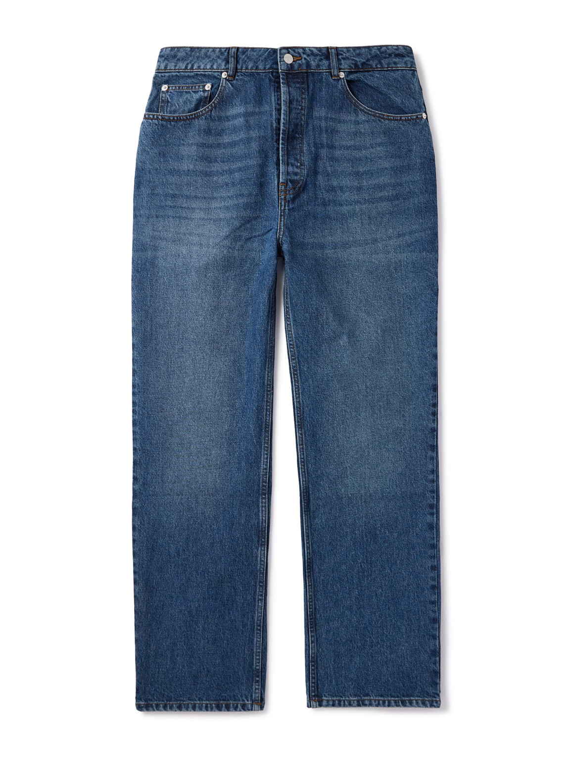 Officine Generale Vintage Original Straight-leg Jeans In Blue