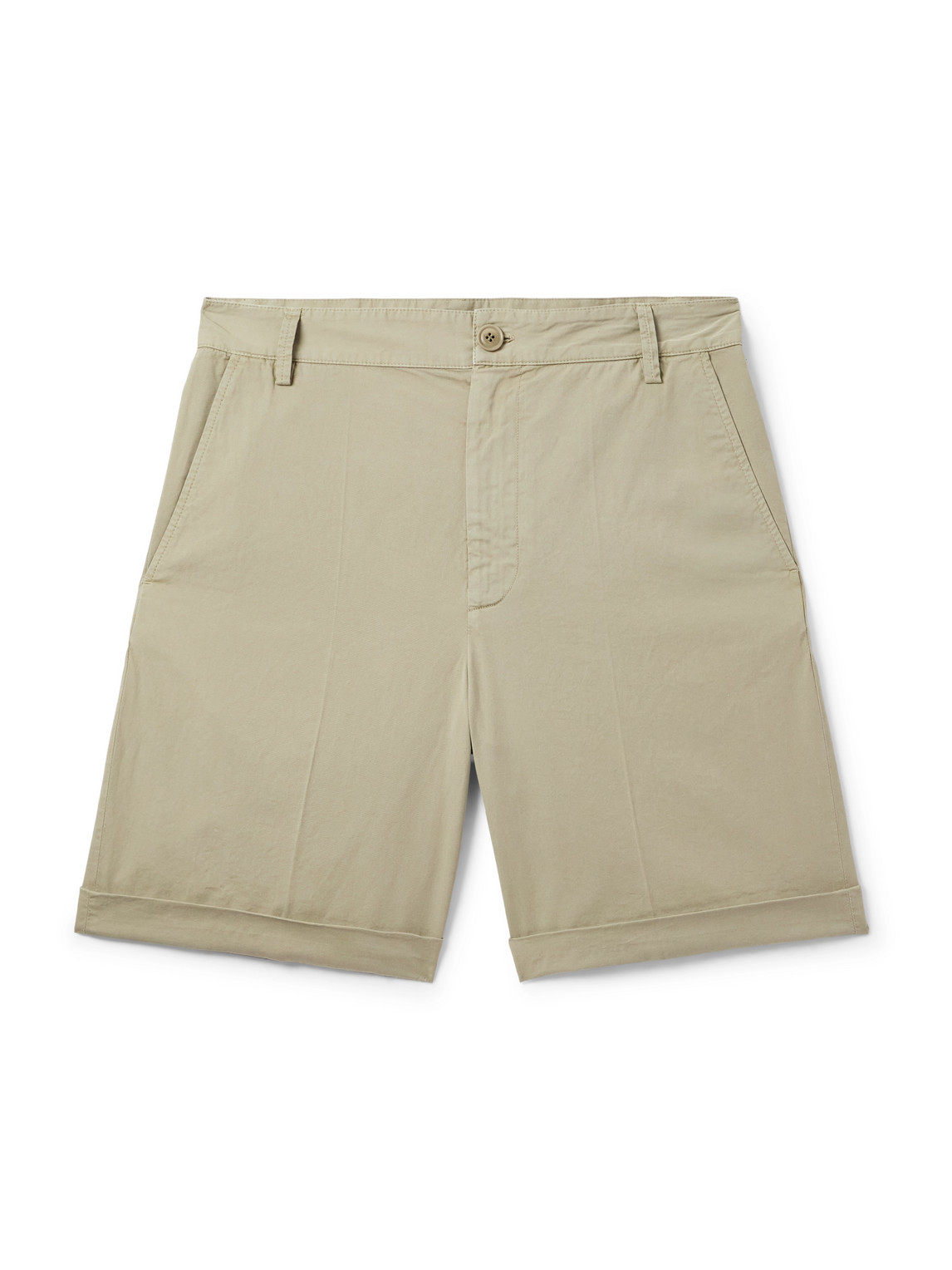 Andrew Straight-Leg Cotton Shorts