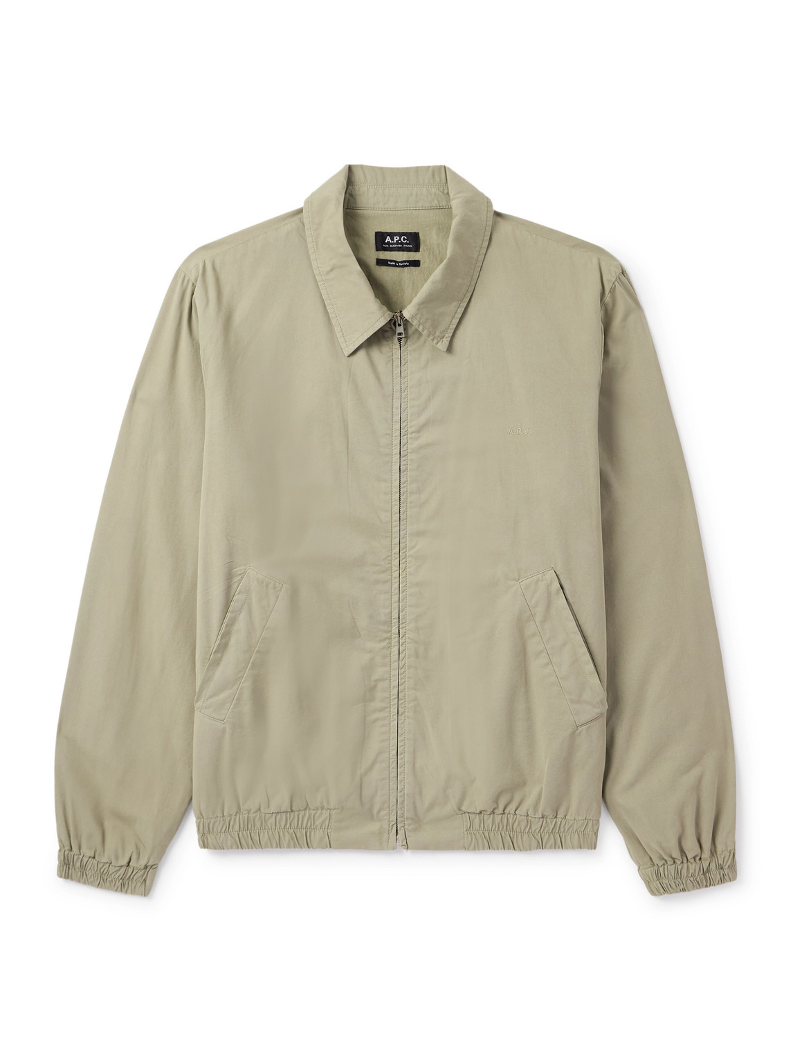 Gilbert Logo-Embroidered Cotton-Twill Blouson Jacket
