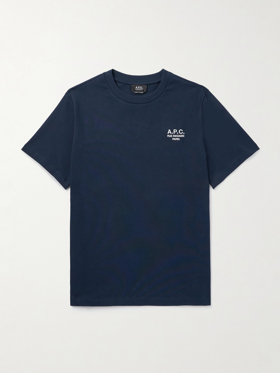 A.P.C. Logo-Embroidered Cotton-Jersey T-Shirt - Men