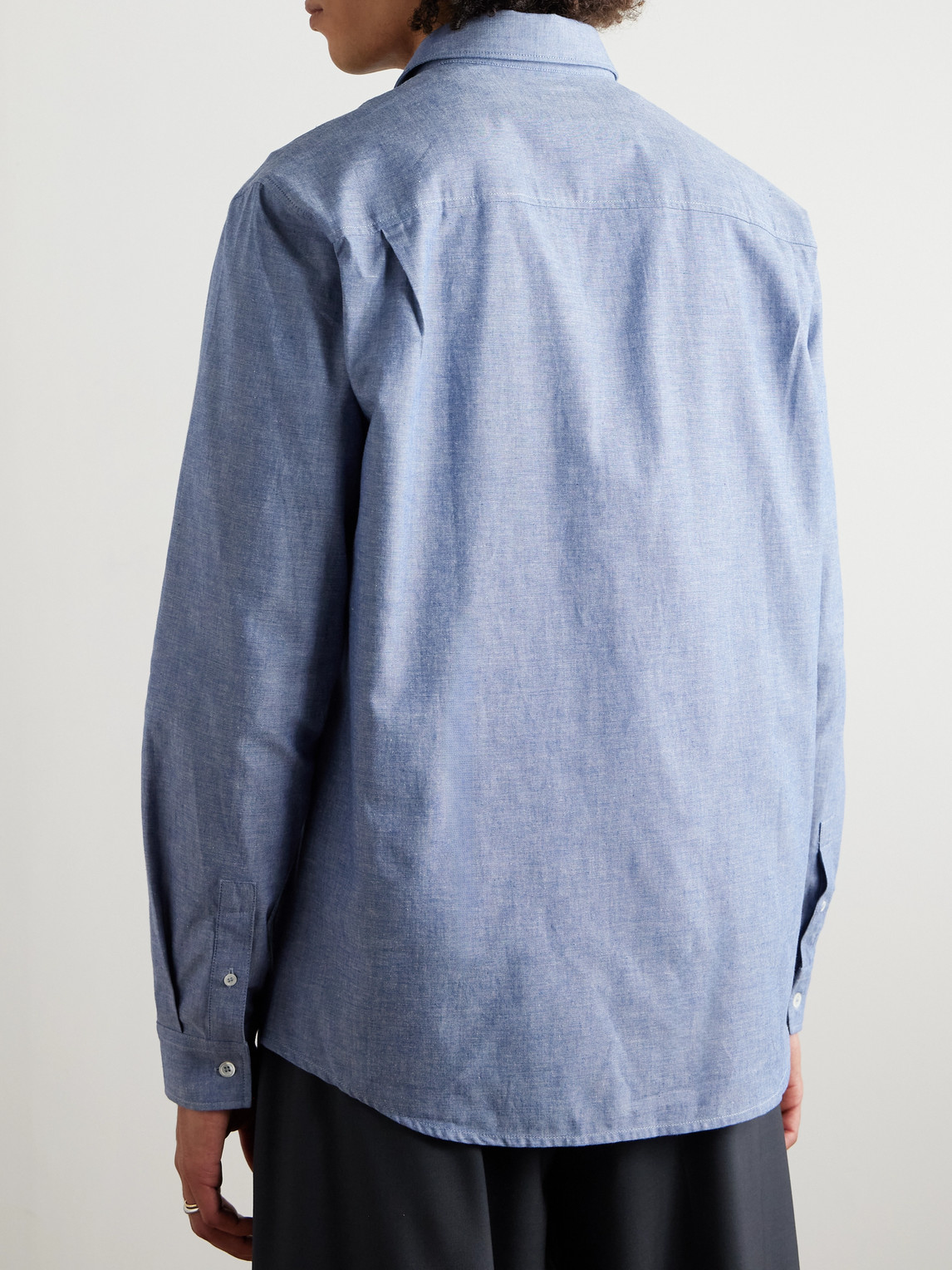 Apc Shirt A. P.c. Men Color Indigo In Blue