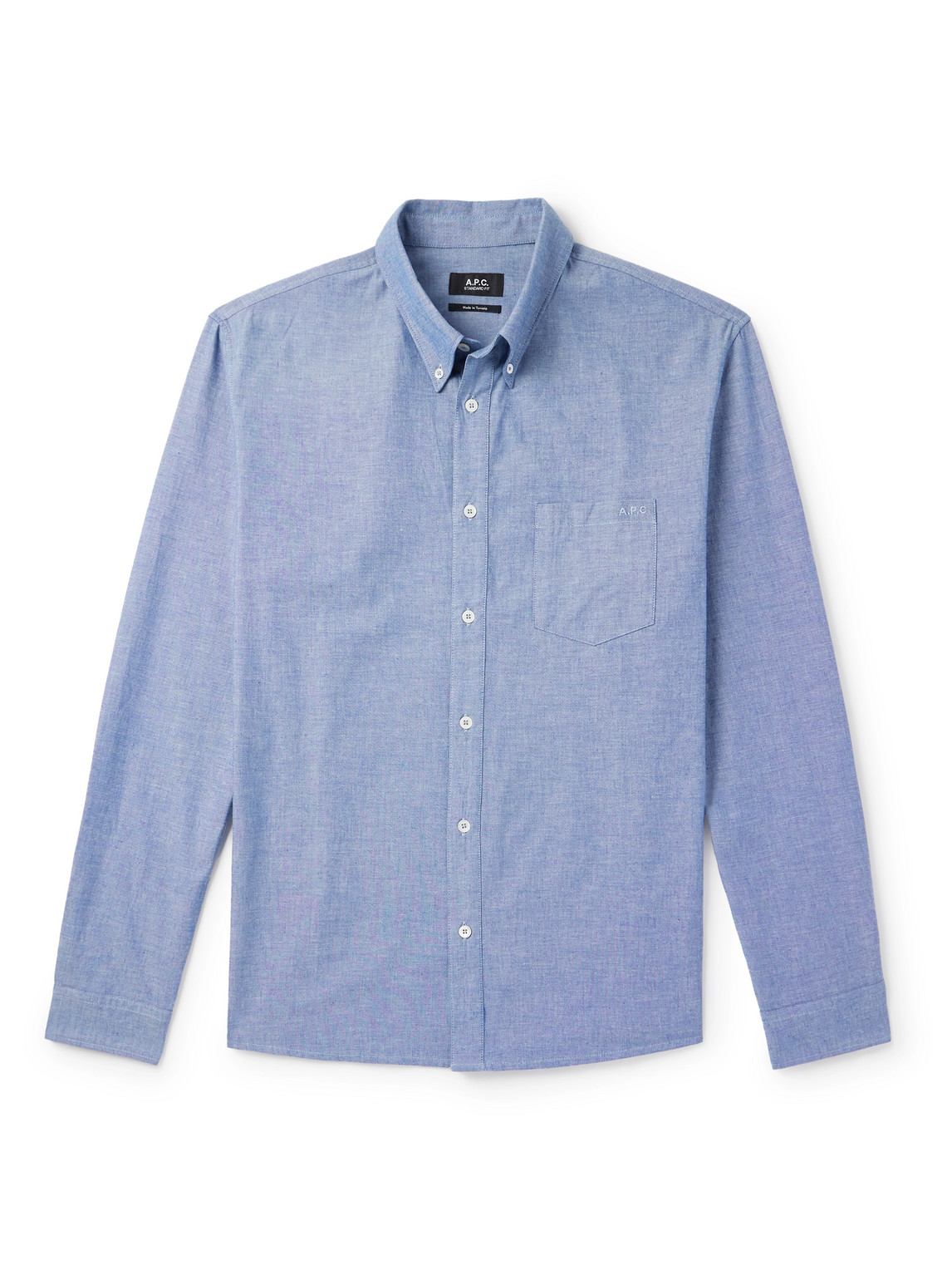Edouard Brodé Cotton-Chambray Shirt