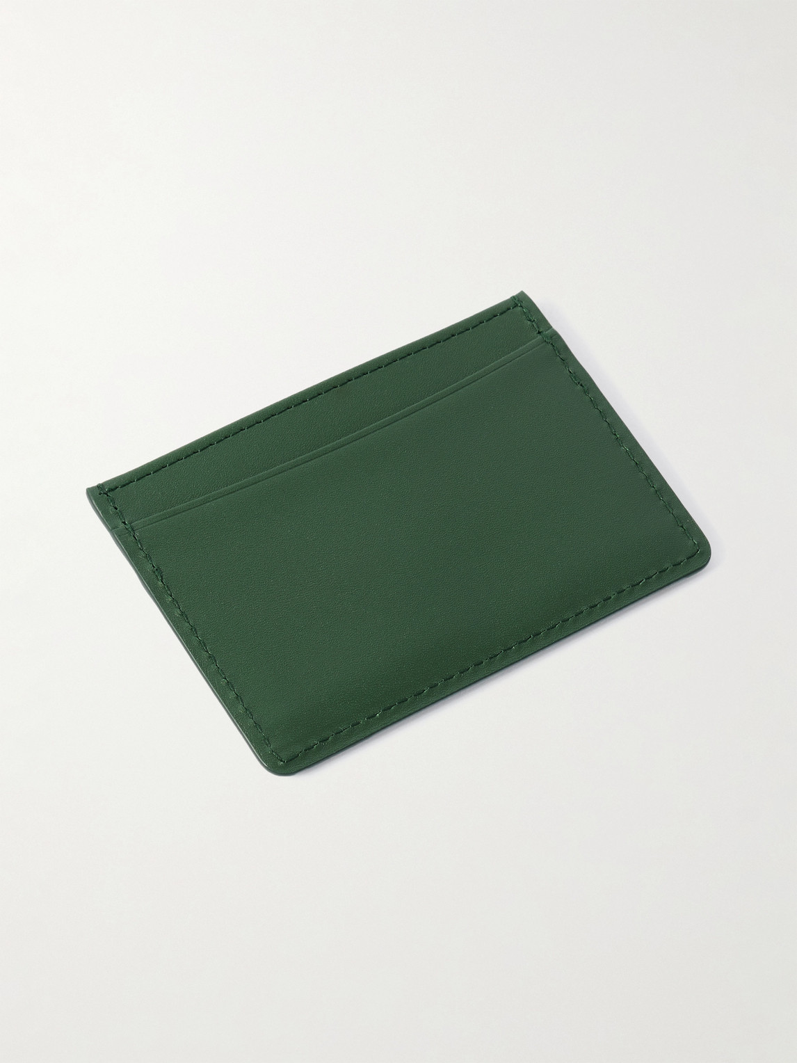 Apc Andre Logo-print Leather Cardholder