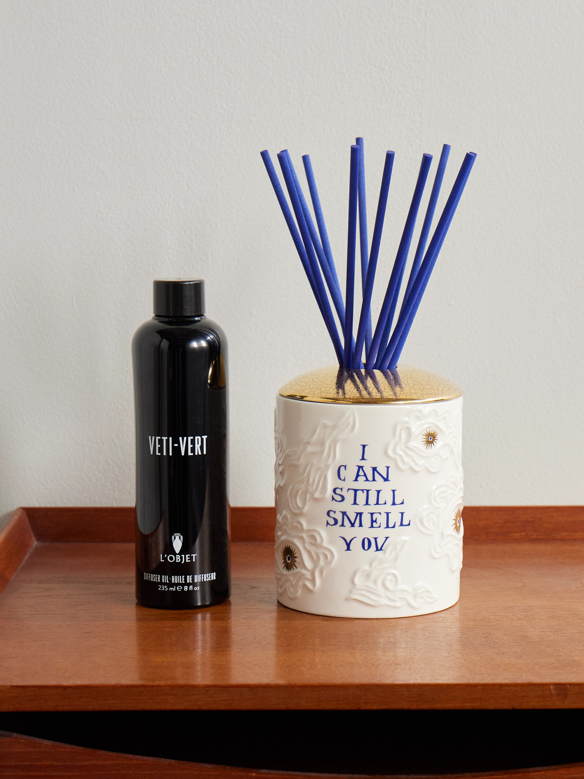 L'objet Ruan Hoffman Reed Diffuser Set In White