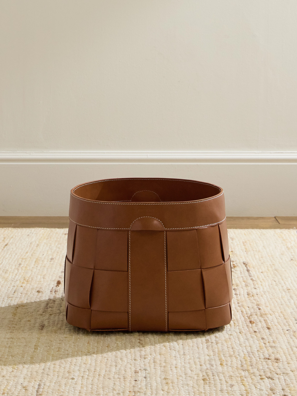 Ralph Lauren Home Hailey Small Woven Leather Basket - Men