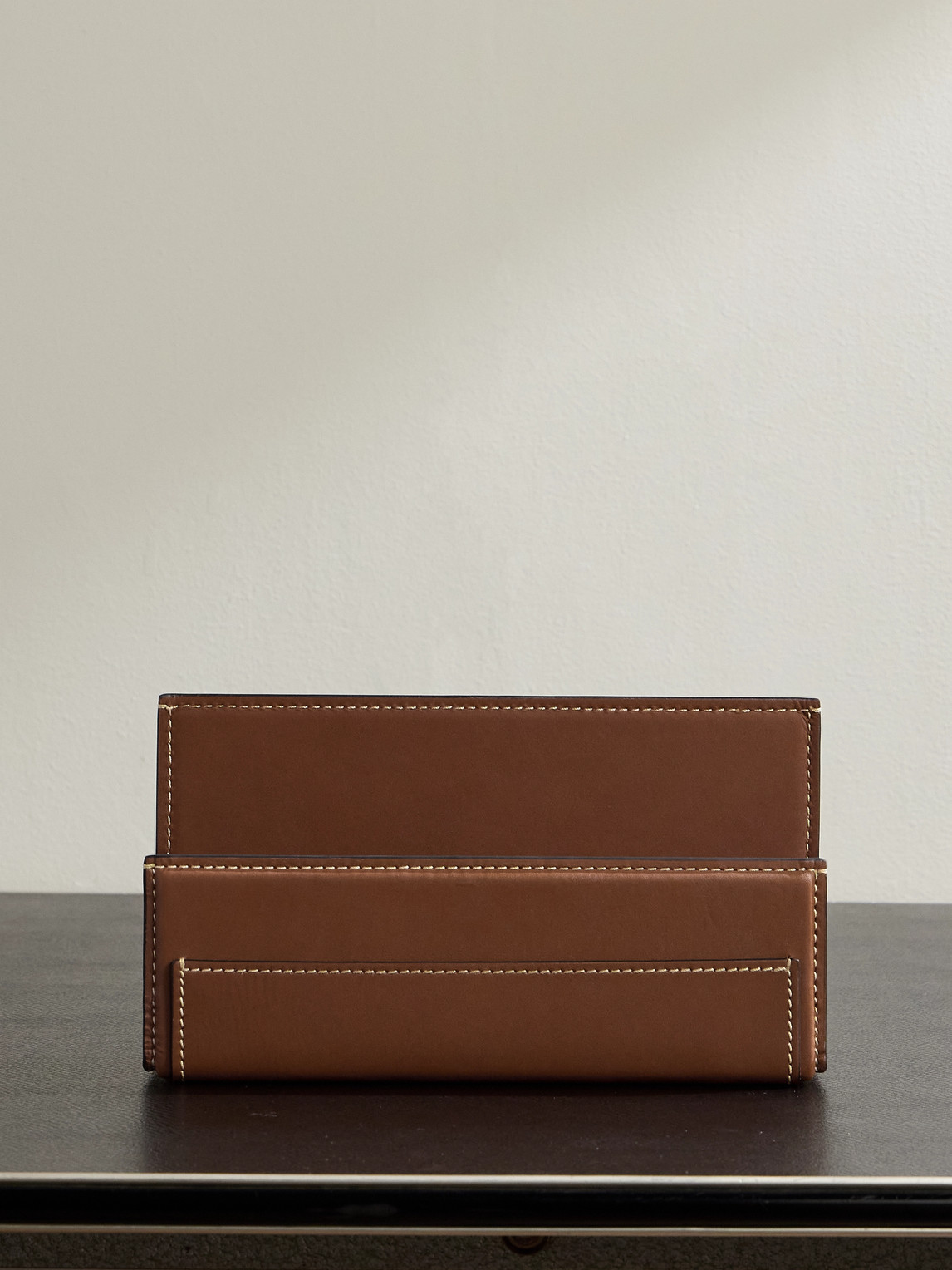 Ralph Lauren Home - Brennan Leather Letter Rack - Men - Brown