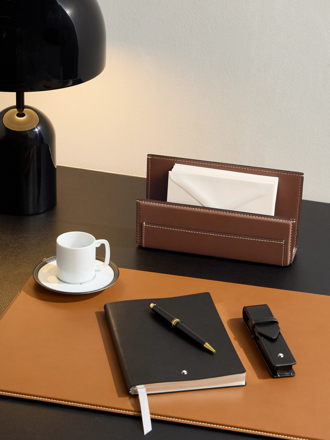 Brennan Leather Letter Rack — 2
