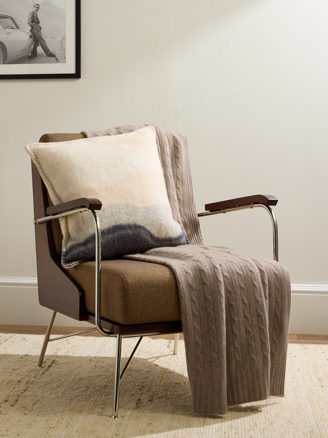 Cable-Knit Cashmere Throw — 2
