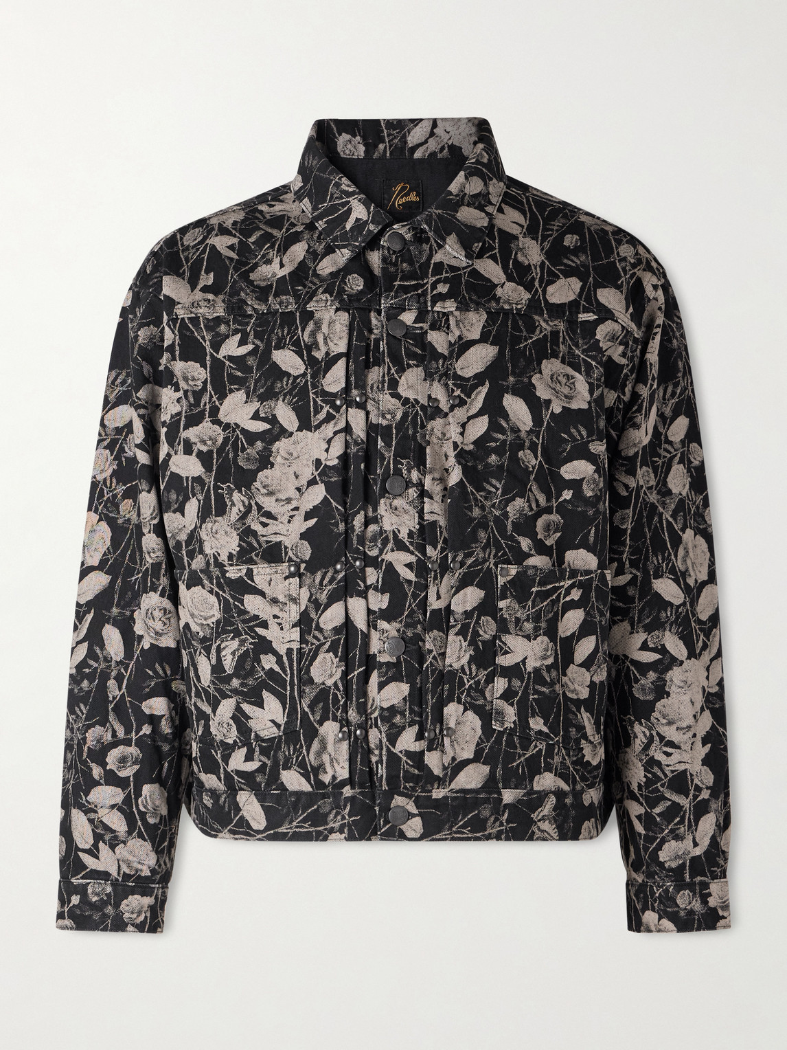 Needles - Logo-Embroidered Leopard-Print Jersey Track Jacket