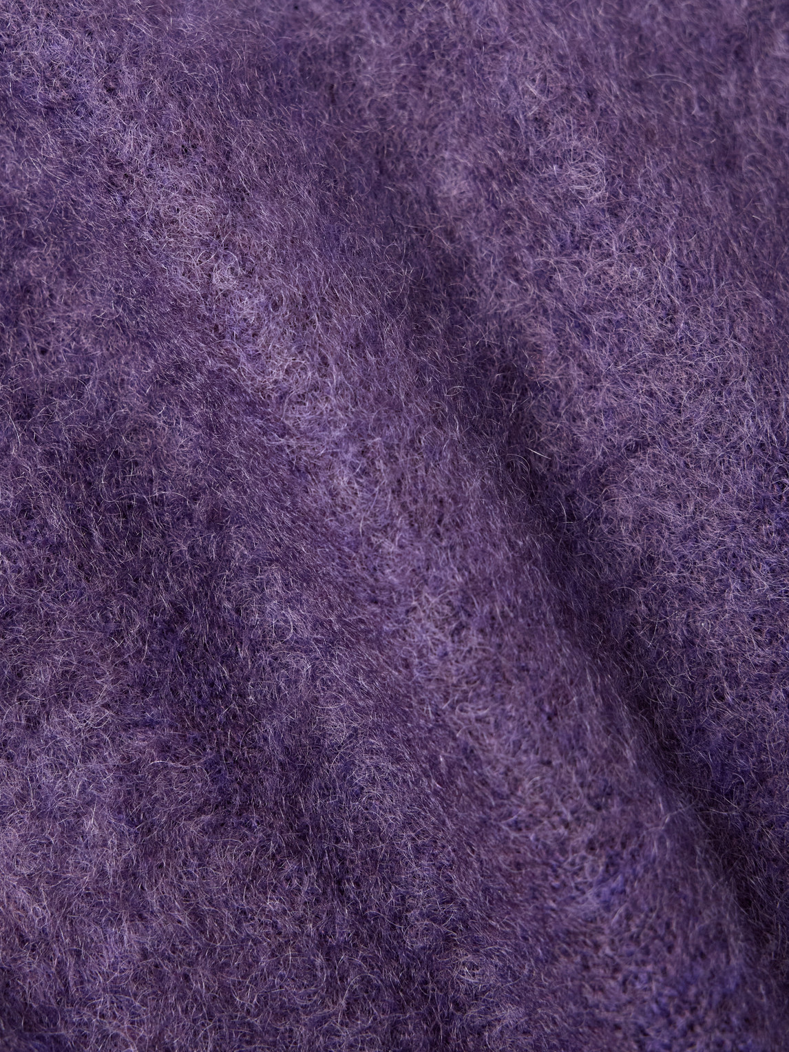 Needles Oversized Mohair-blend Sweater Vest In Purple