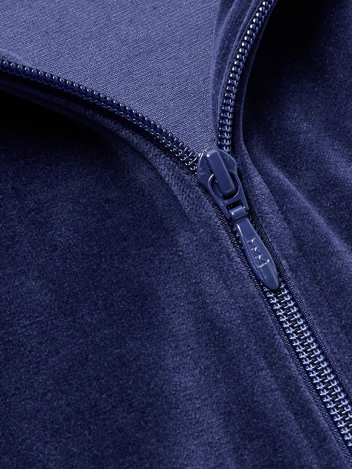 Needles Logo-embroidered Striped Cotton-blend Velour Track Jacket In Blue