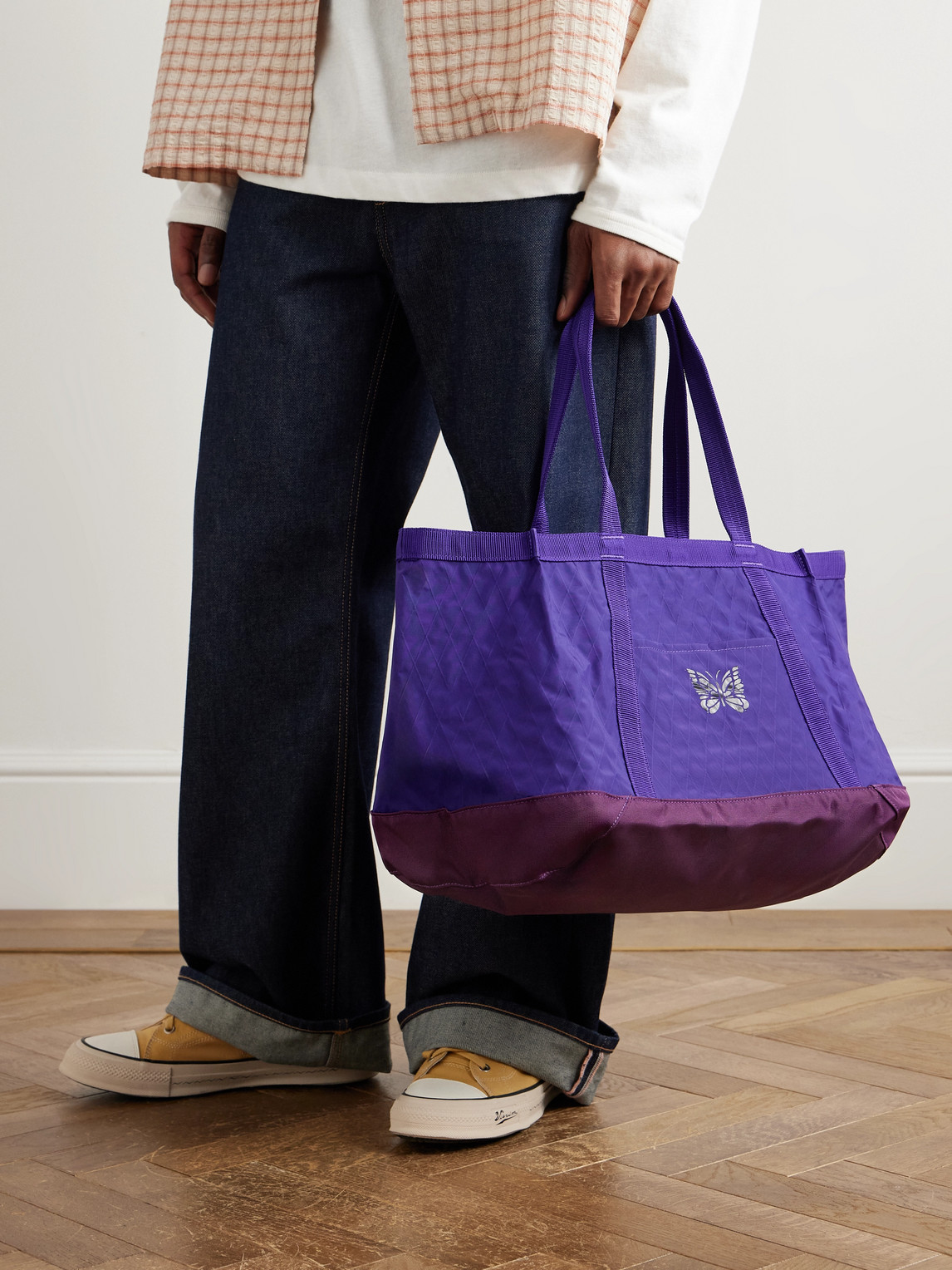 Needles Tool Medium Ripstop Tote In Purple
