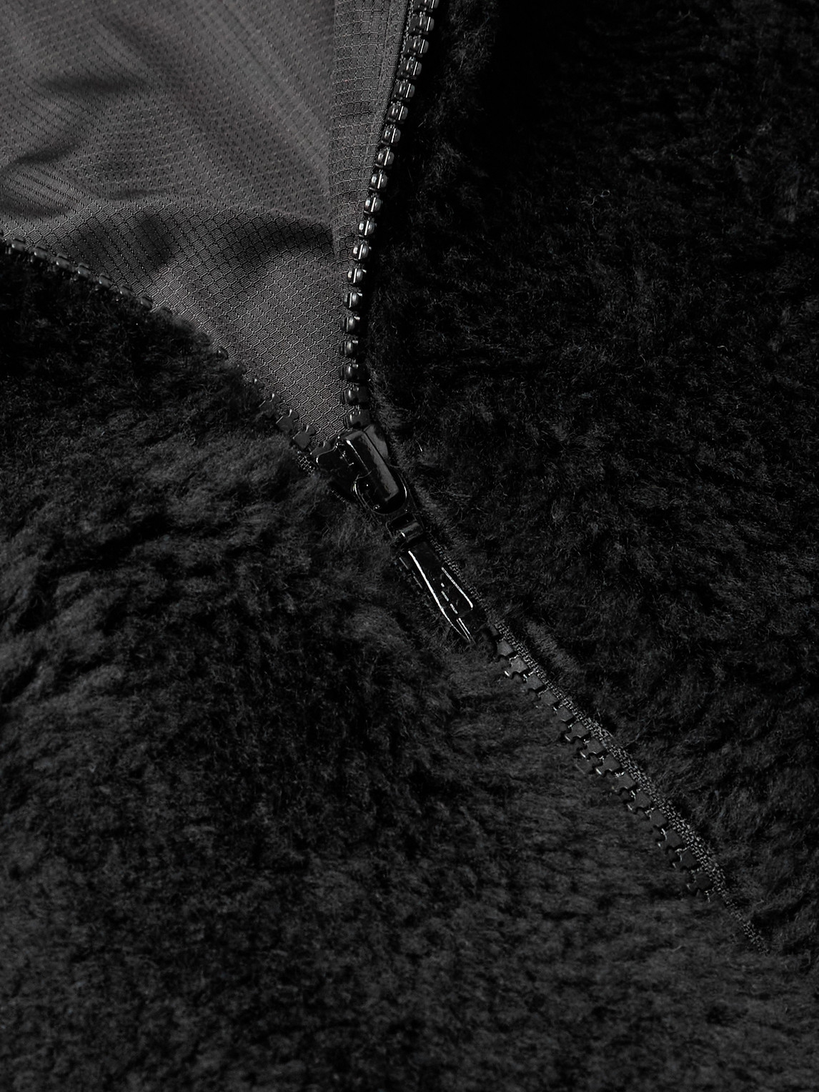 Needles Plush Jacket In Black
