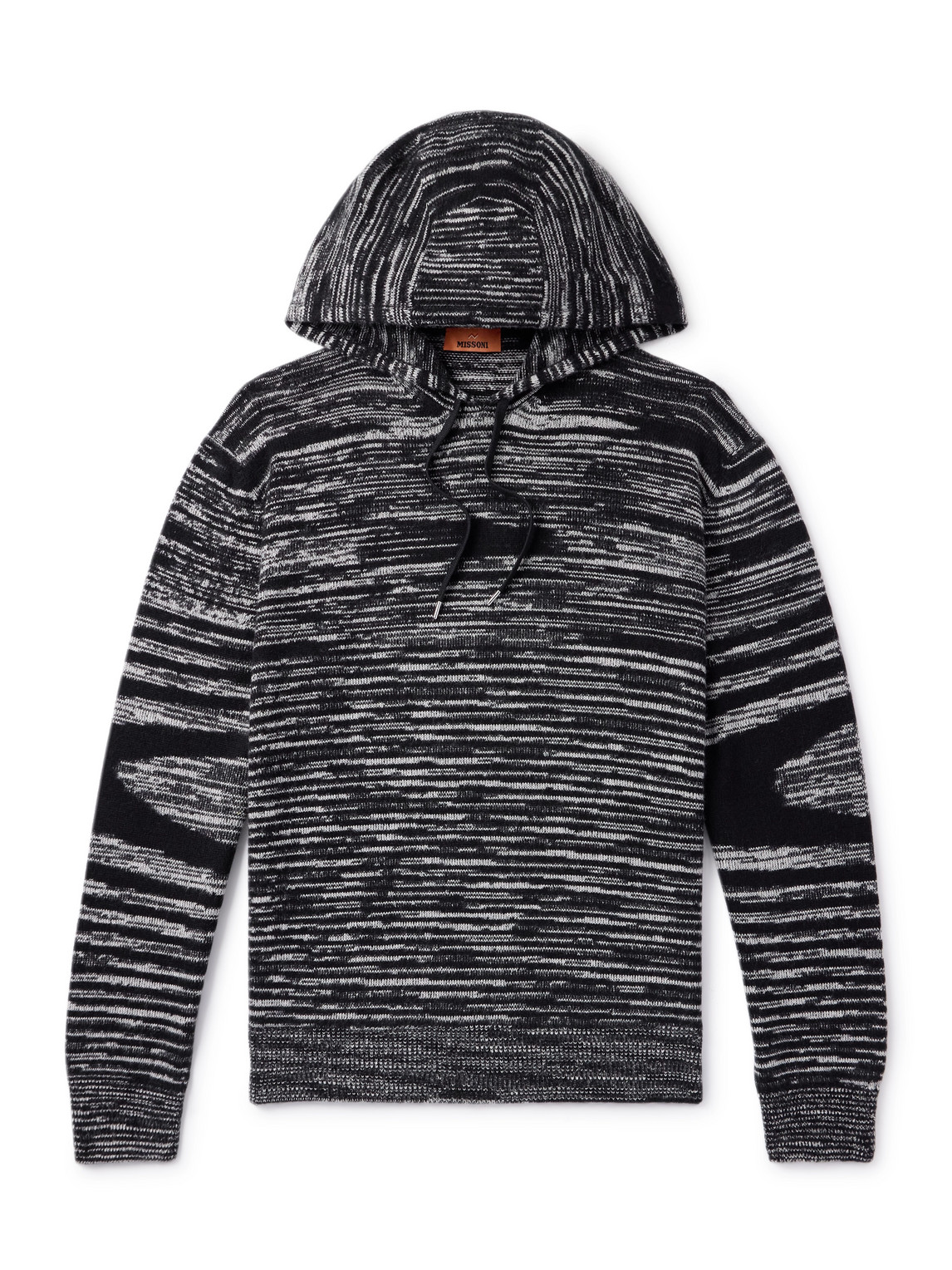 Missoni Space-dyed Cashmere Hoodie In Gray