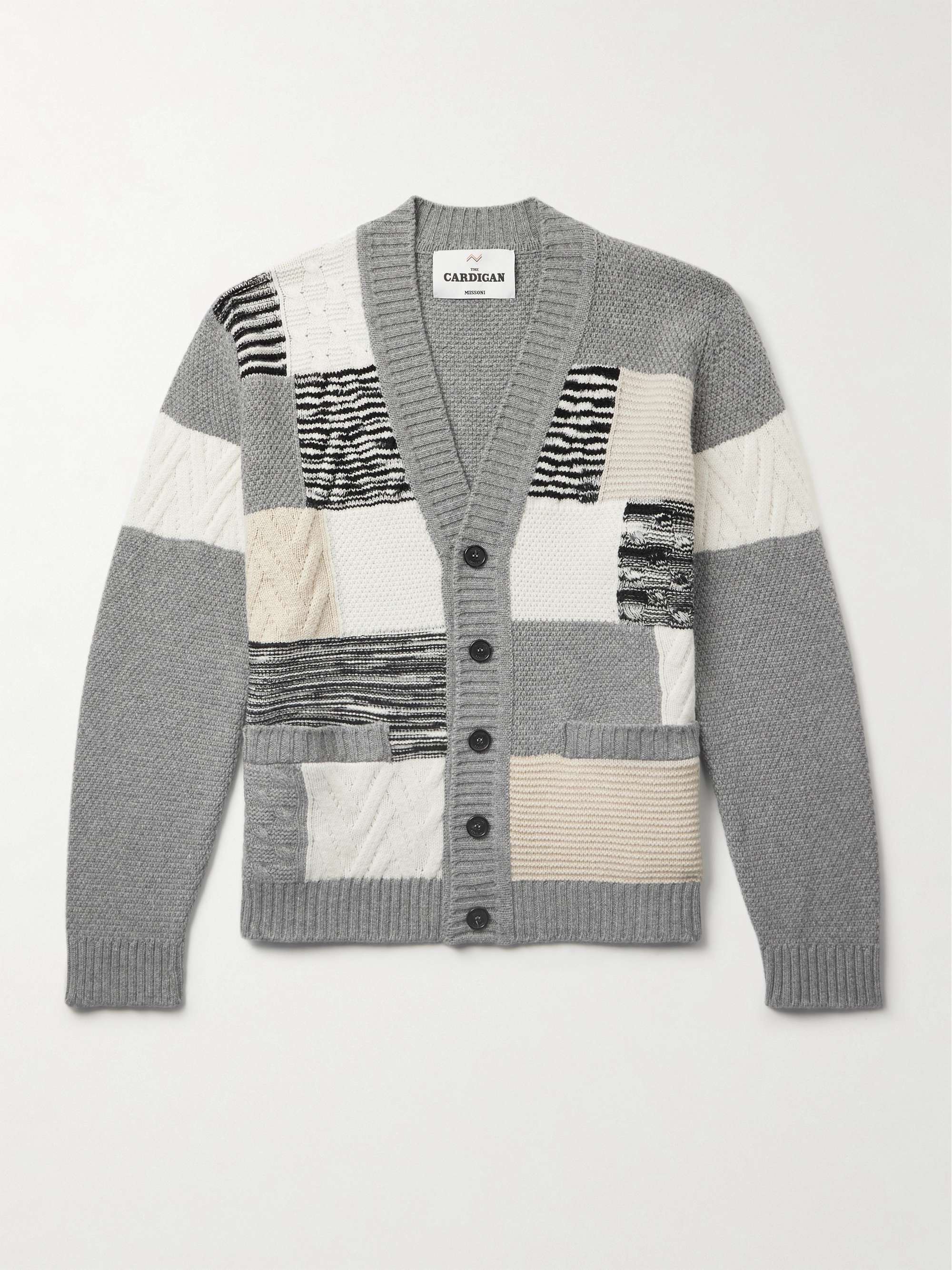 MISSONI Patchwork Wool Cardigan for Men | MR PORTER
