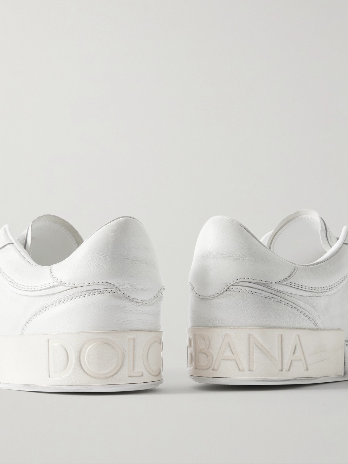 Dolce & Gabbana Portofino Sneakers In White