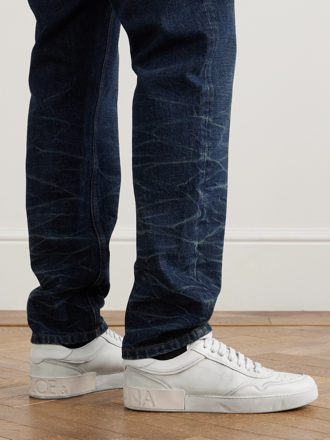 Dolce & Gabbana Portofino Sneakers In White