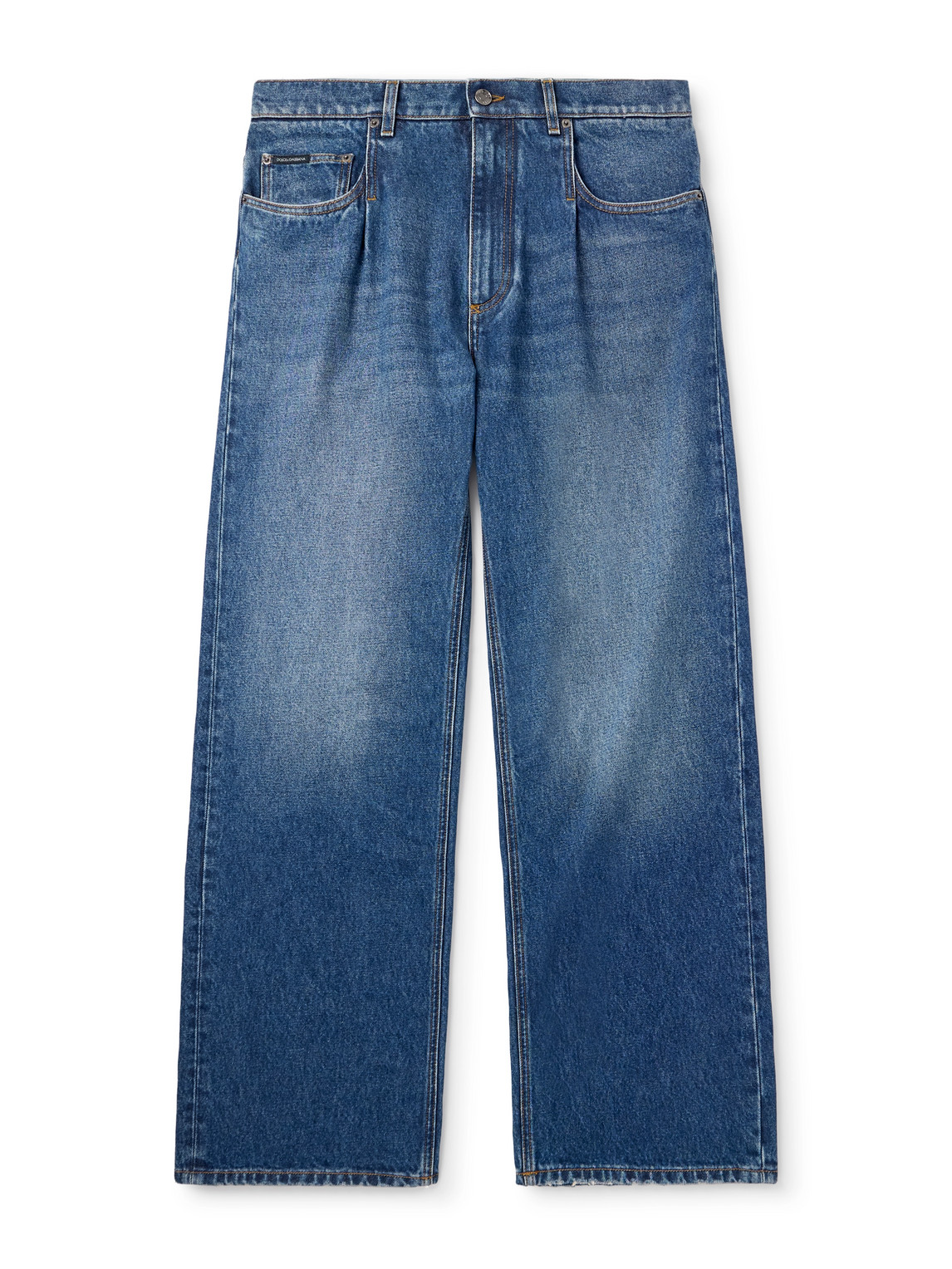 Dolce & Gabbana Straight-leg Jeans In Blue