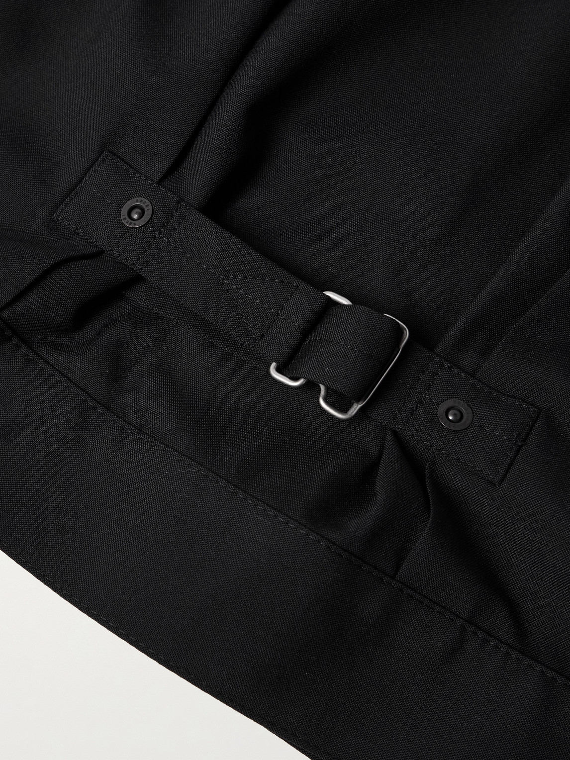 Sacai Woven Shirt In Black
