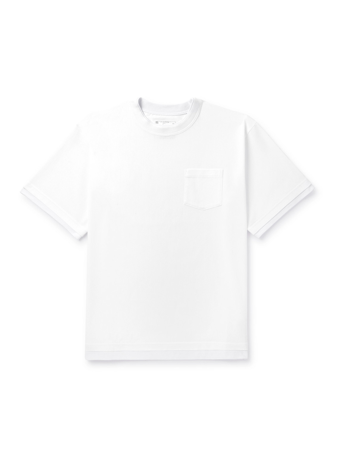 Sacai Layered Cotton-jersey T-shirt
