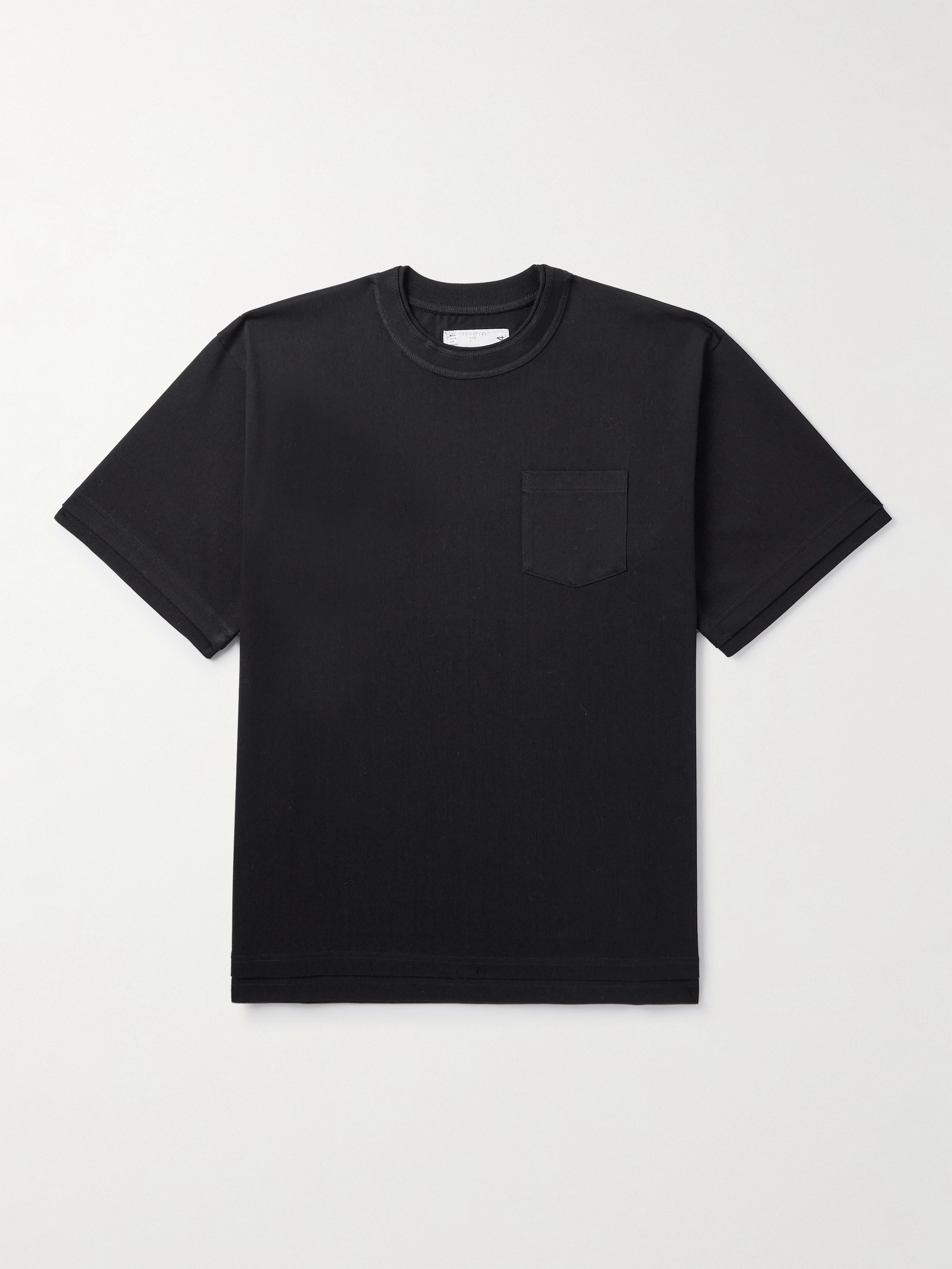 Layered Cotton-Jersey T-Shirt — Image 9